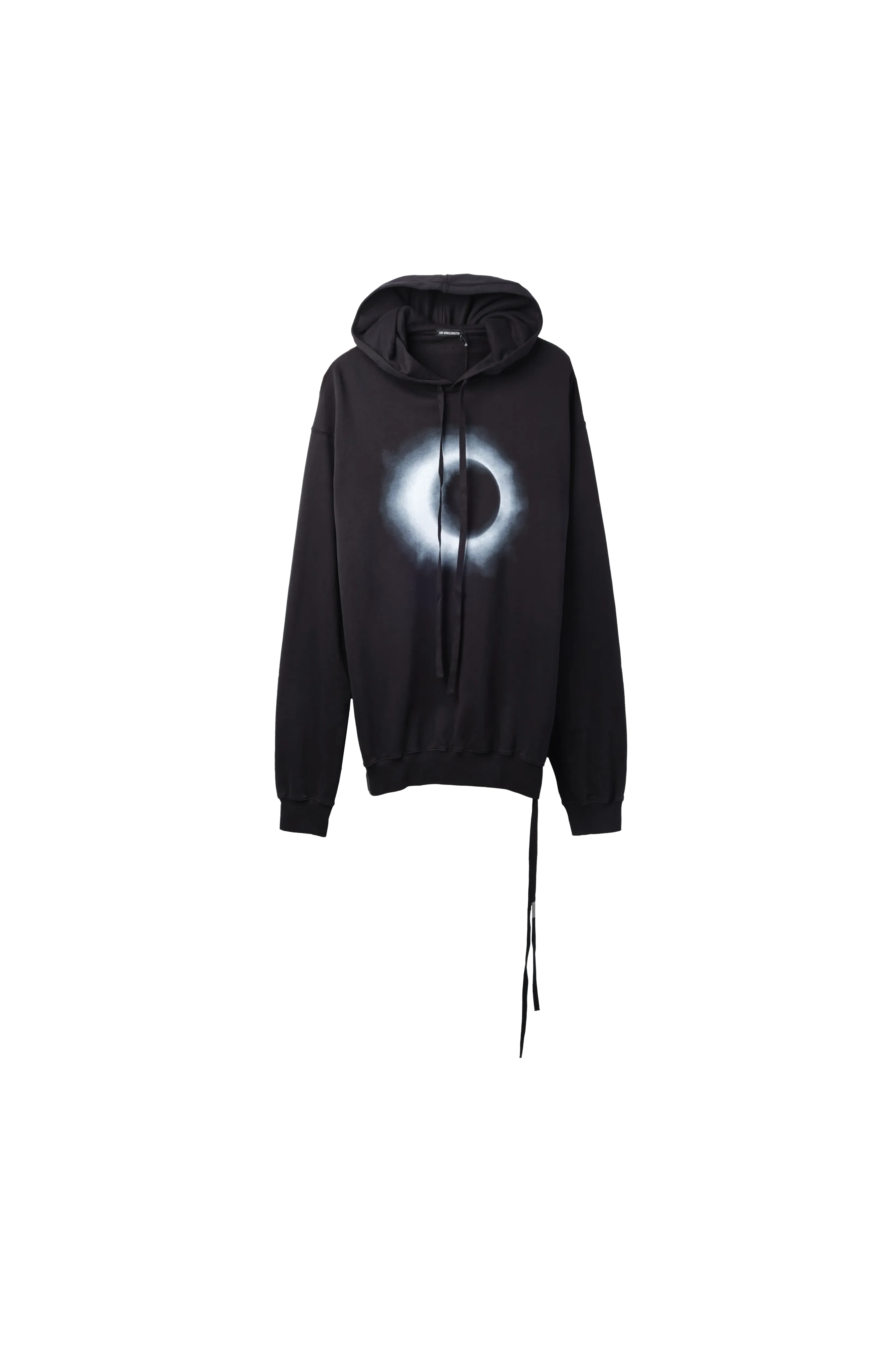 Ann Demeulemeester Ollie High Comfort Hoody Eclipse Print Hoodie Black 7632