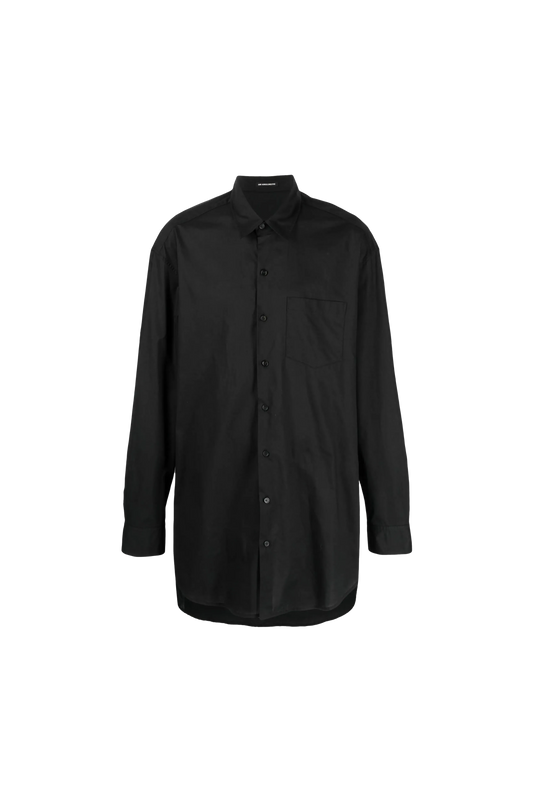 Ann Demeulemeester Arnout Fluid Belting Long Shirt Black 7661