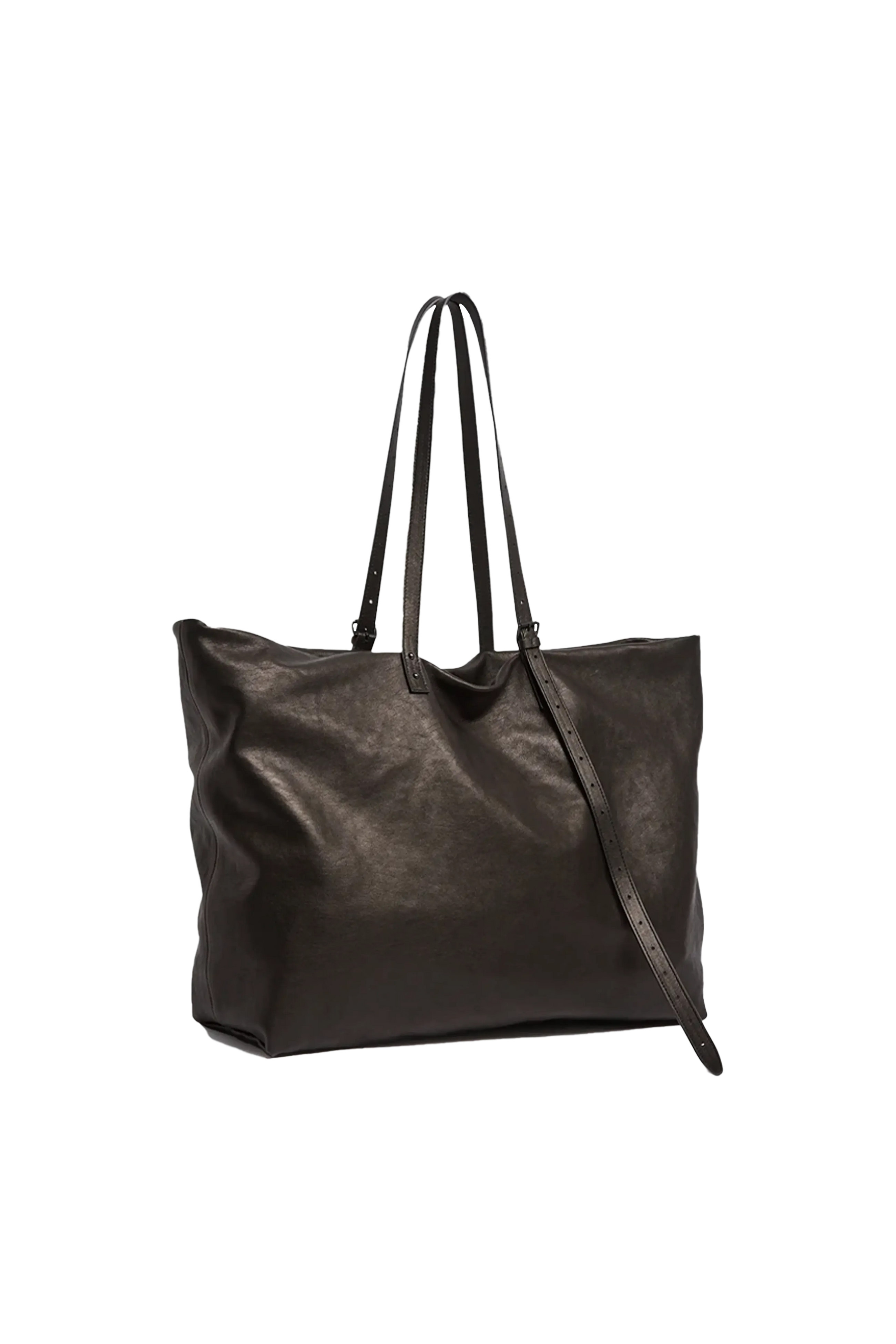 Ann Demeulemeester Bes Leather Tote Bag Black 7681