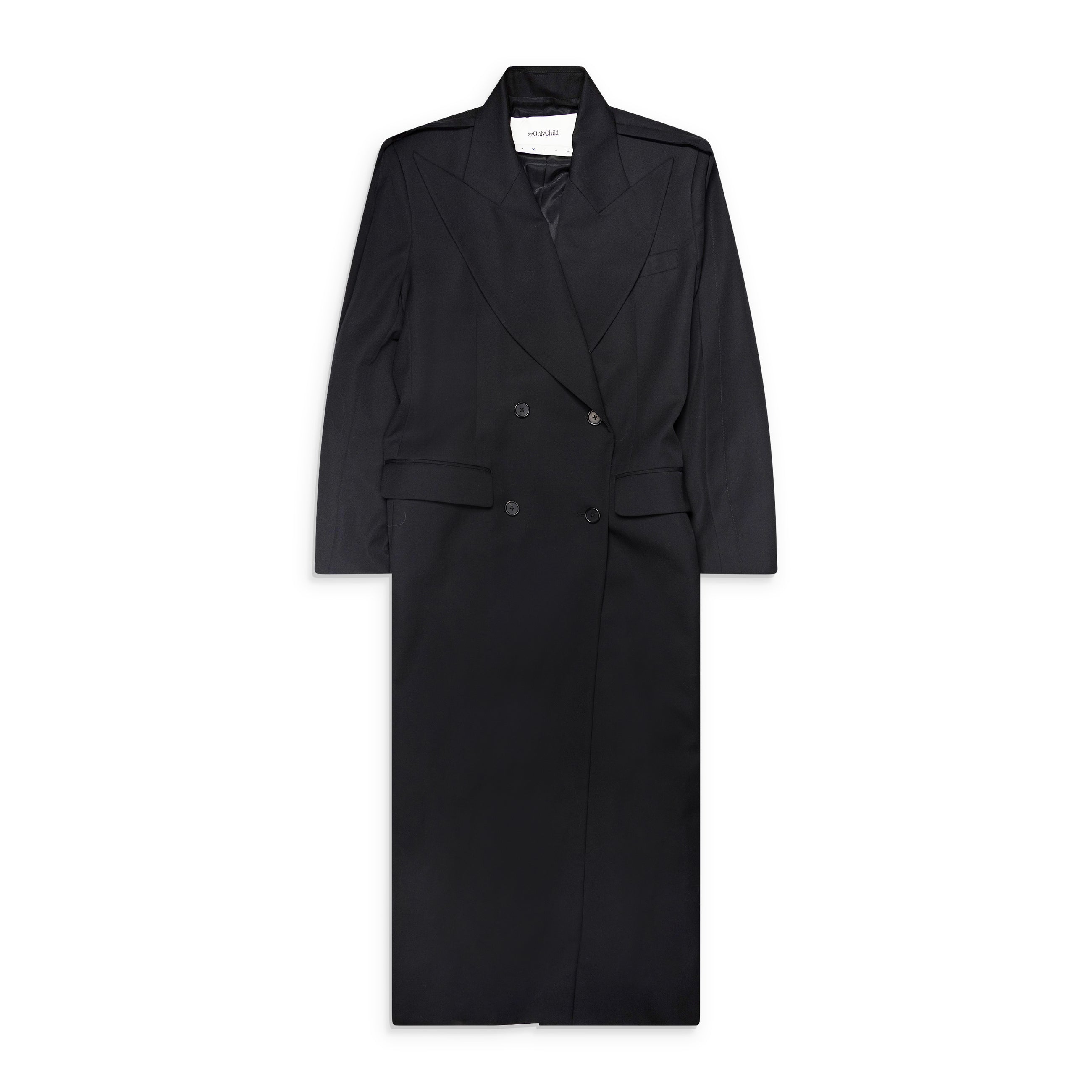 anOnlyChild Jean Robe Coat Black