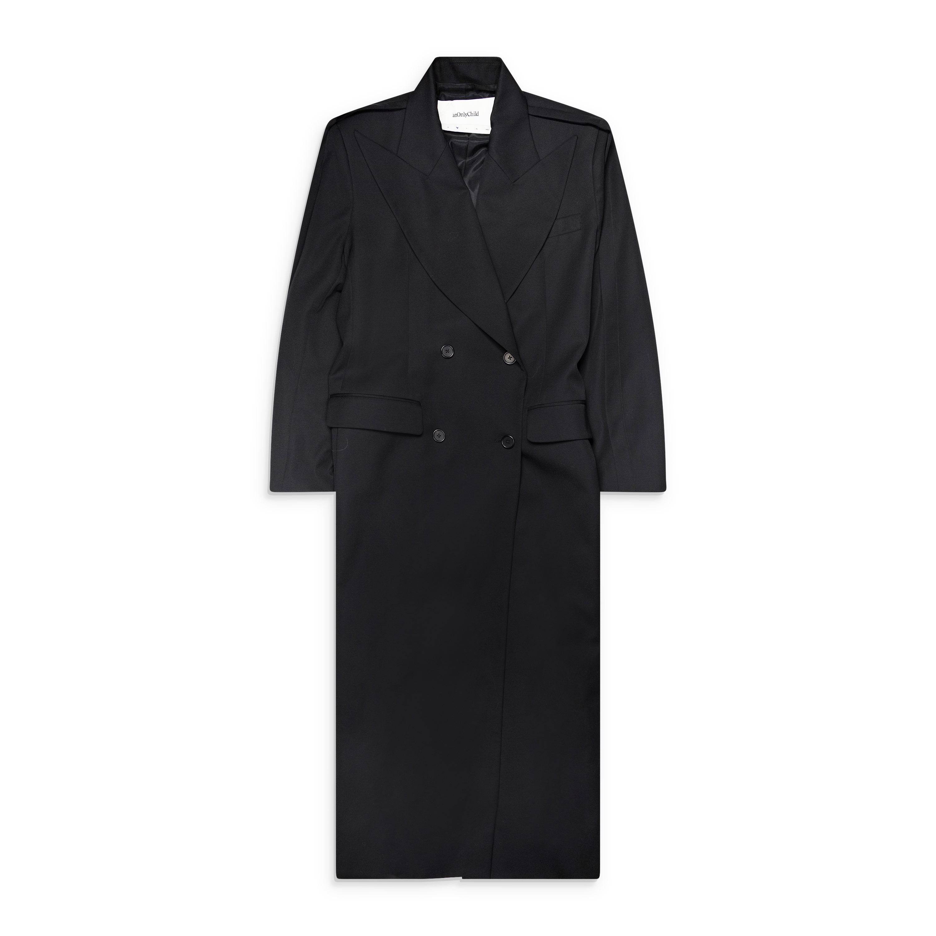 anOnlyChild Jean Robe Coat Black
