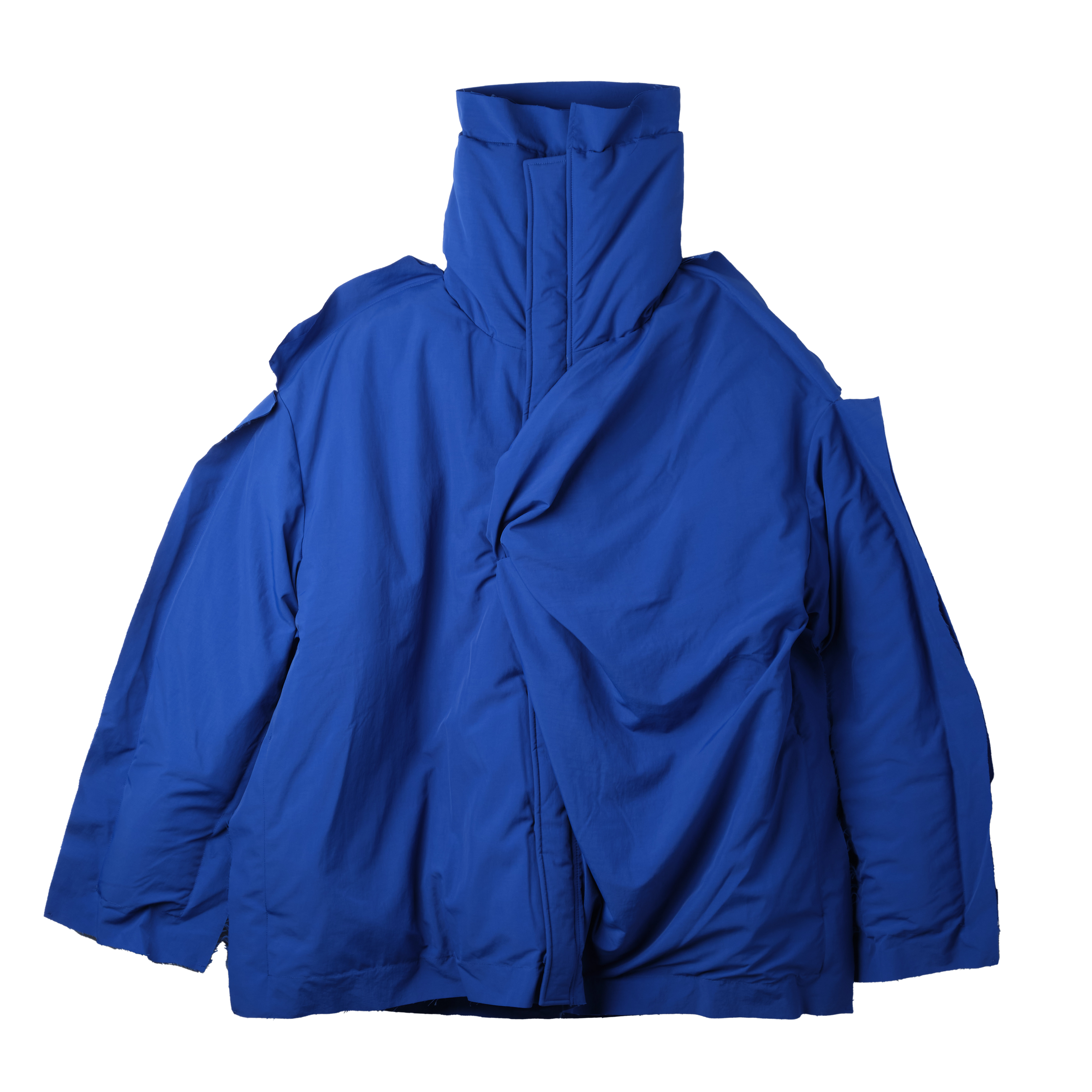 Bianca Saunders Outline Short Puffer Blue 8368