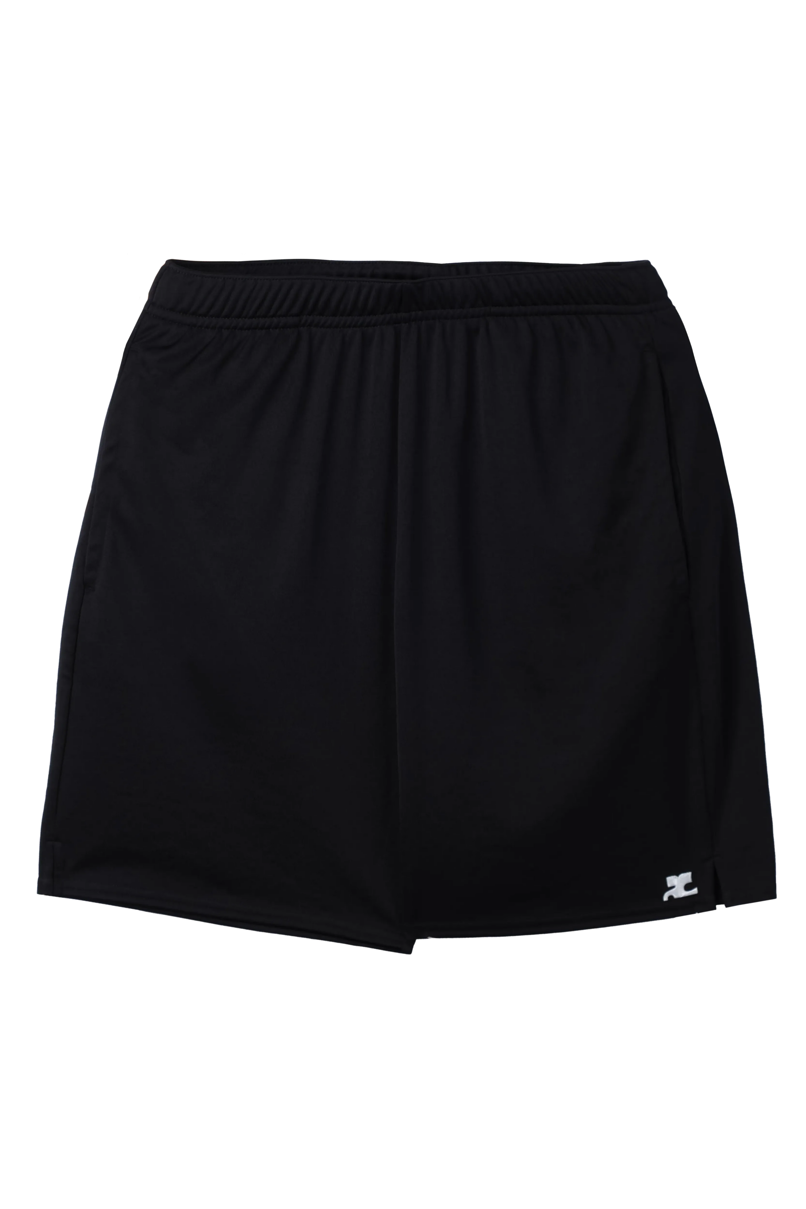 Courreges Sport Lycra Football Short Black 9910