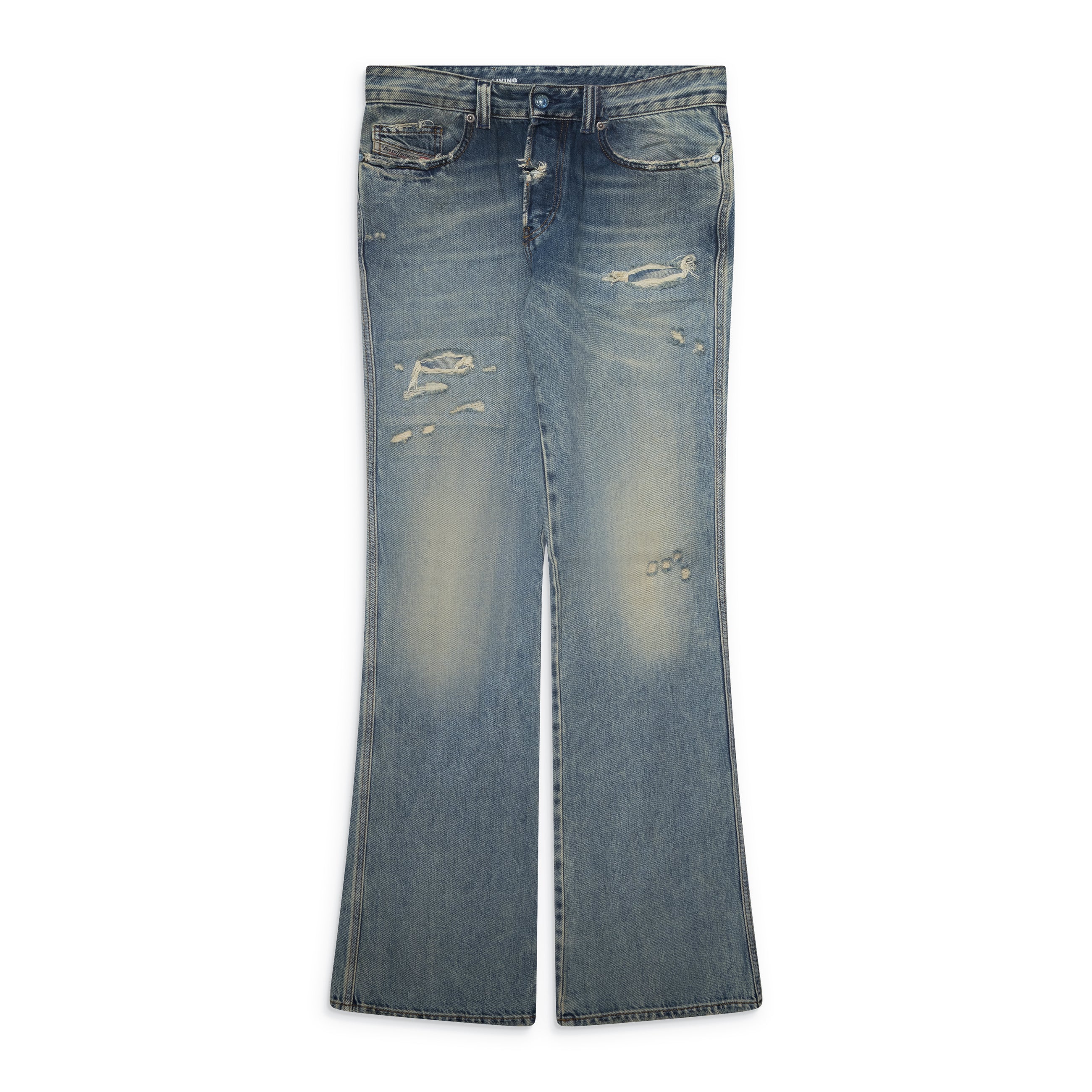 Diesel 1998 D-Buck Distressed Jeans Blue