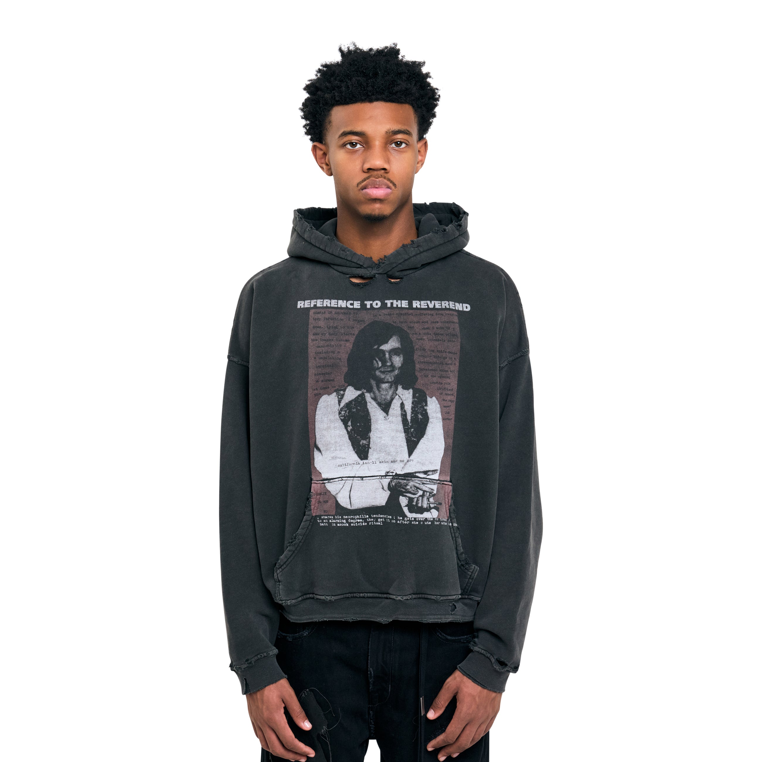Enfants Riches Deprimes Reverend Hoodie Black