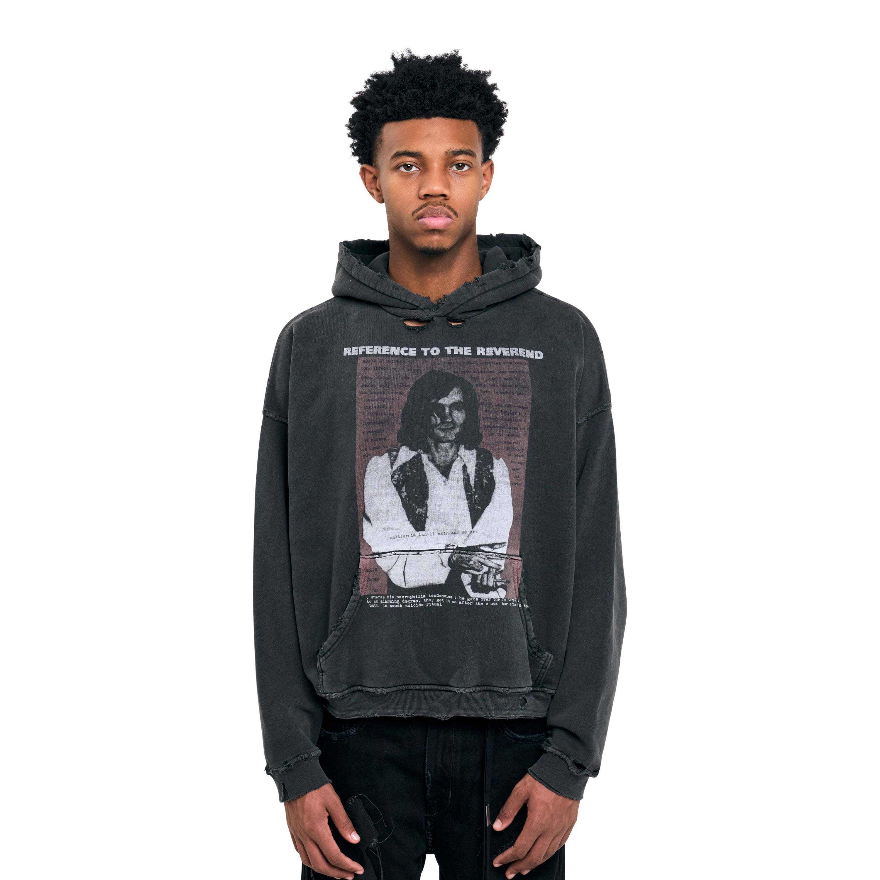 Enfants Riches Deprimes Reverend Hoodie Black