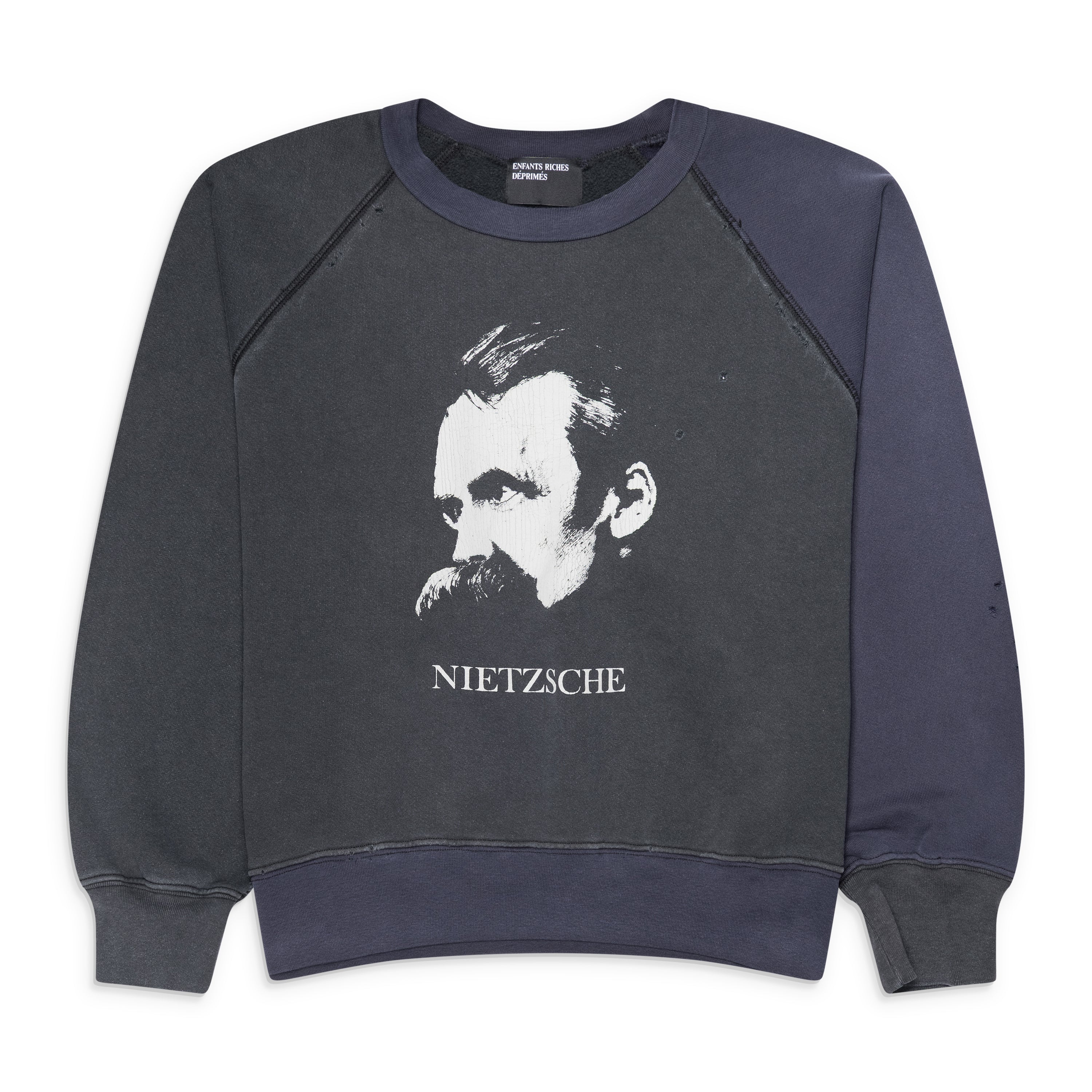 Enfants Riches Deprimes Nietzsche Raglan Sweatshirt Black