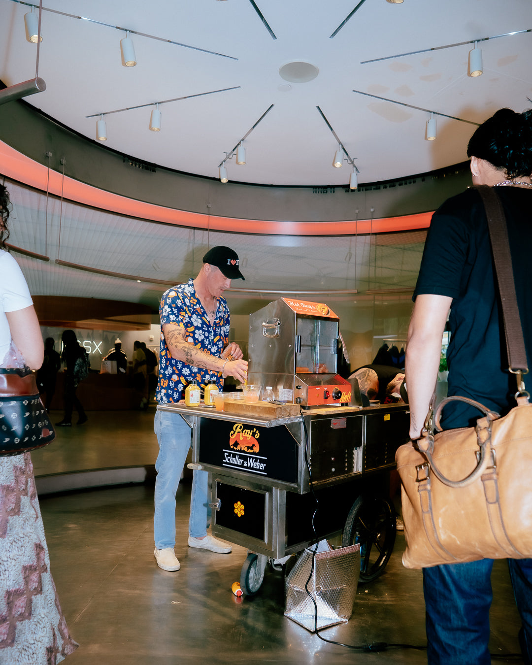 A person wearing incredibly styled clothes from ESSX NYC