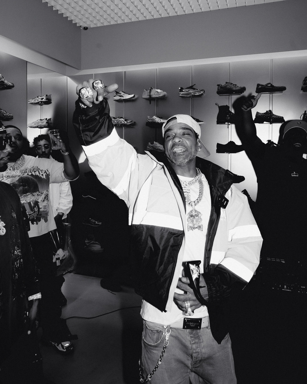 A person wearing incredibly styled clothes from ESSX NYC