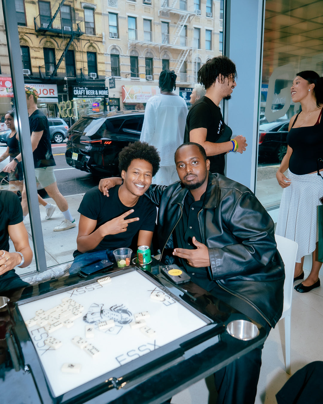 A person wearing incredibly styled clothes from ESSX NYC