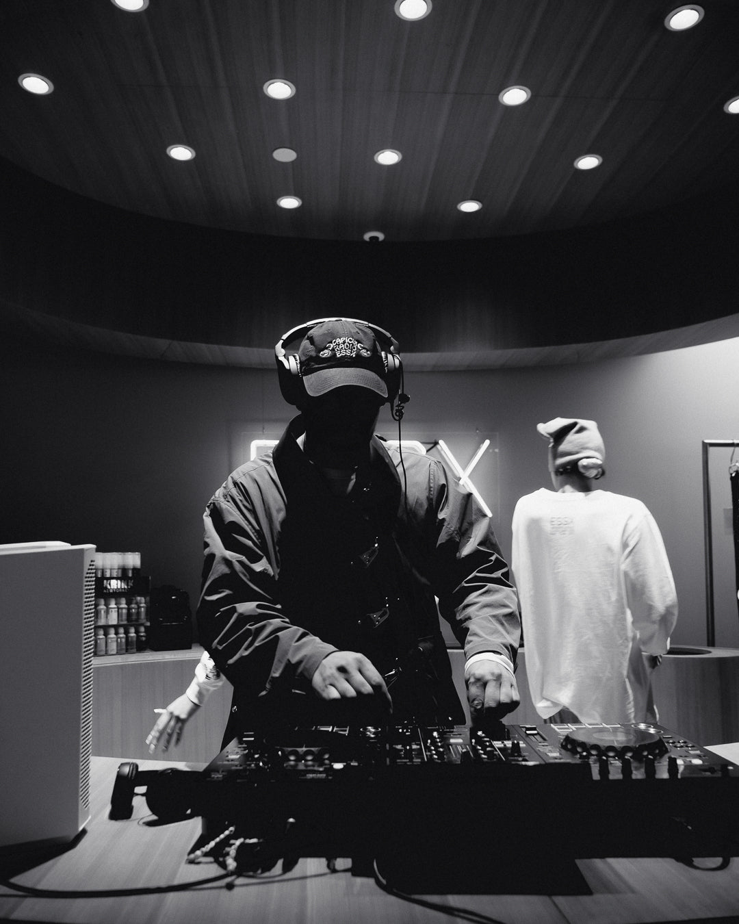 A person wearing incredibly styled clothes from ESSX NYC