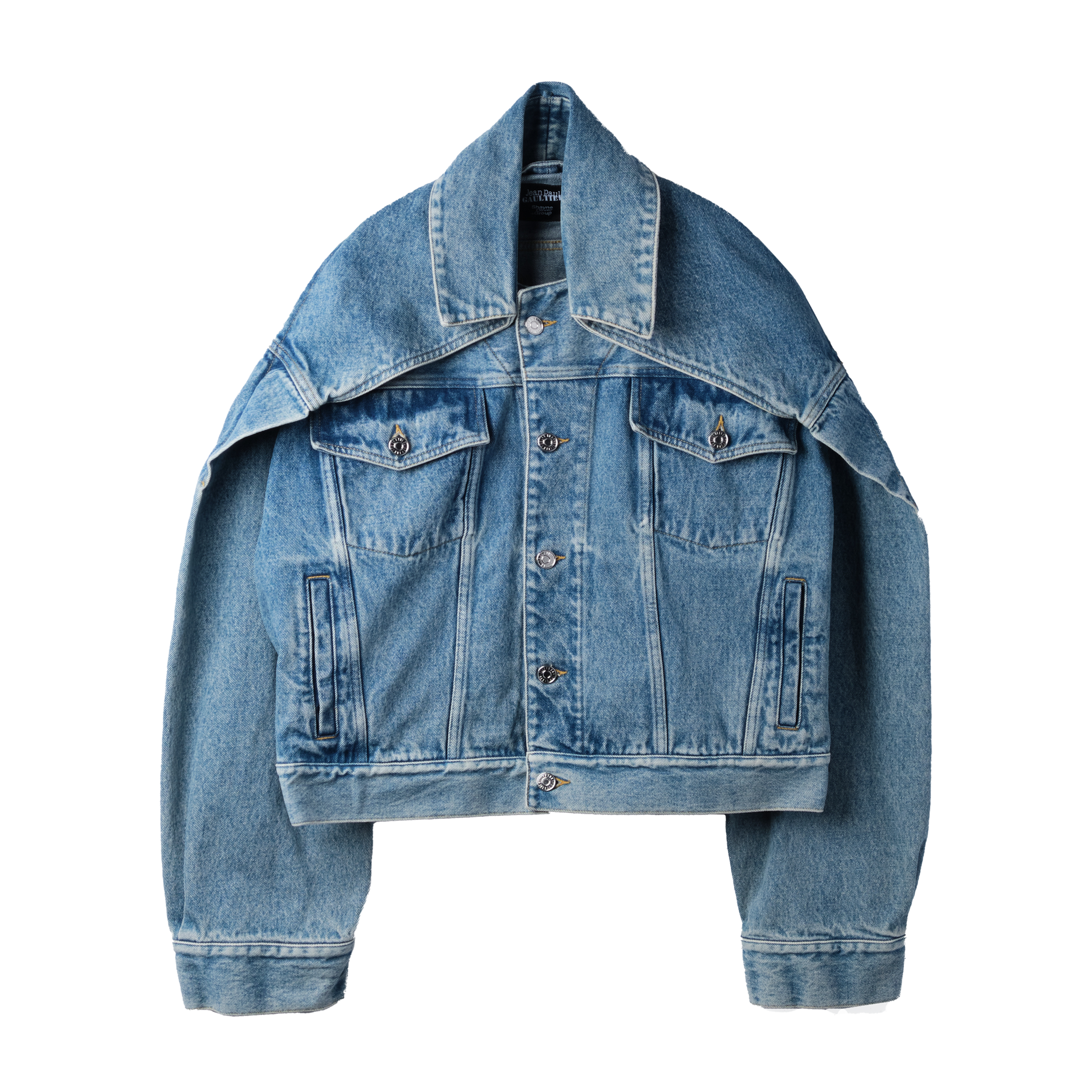 Jean Paul Gaultier x Shayne Oliver Oversized Denim Jacket Blue 9328