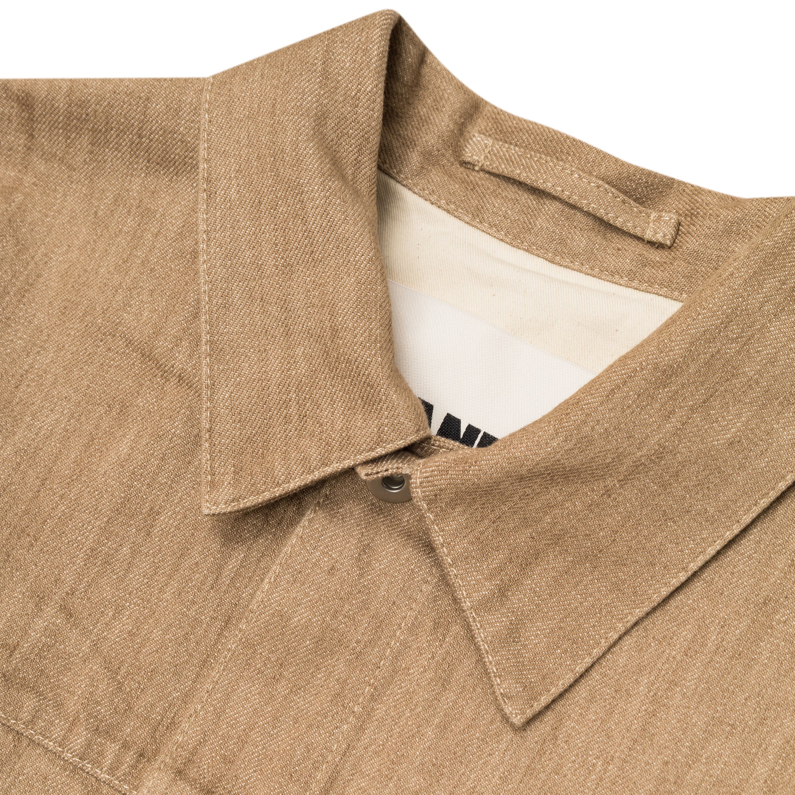 Jil Sander Light Denim Jacket Barley front detail