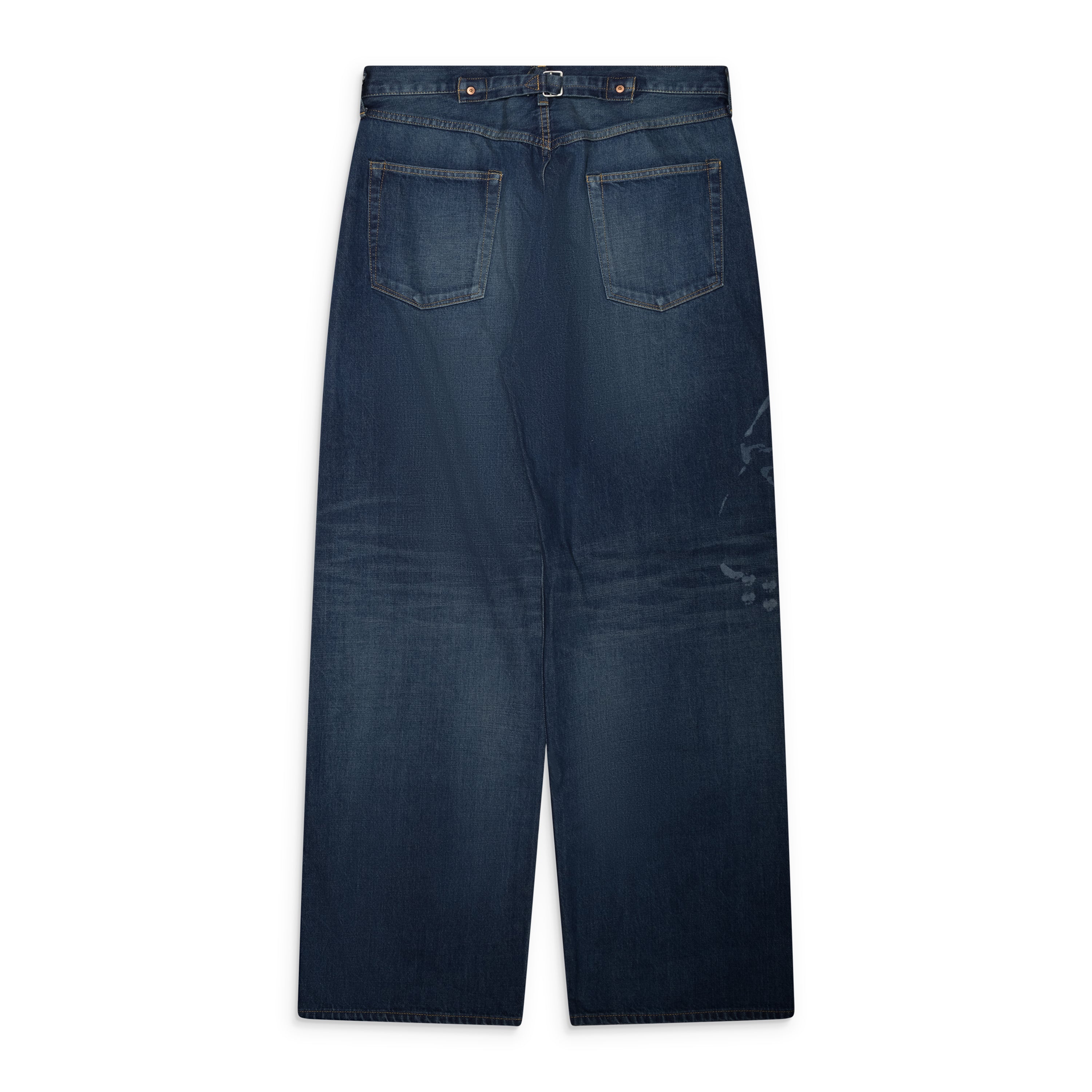 Junya Watanabe Man Straight-Leg AC/DC Print Jeans Blue – ESSXNYC