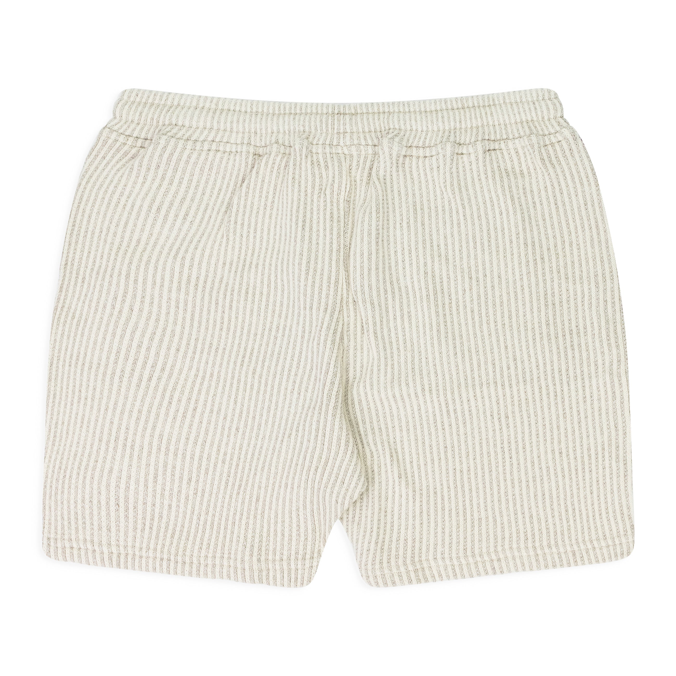 Krost Striped Knit Short Egret