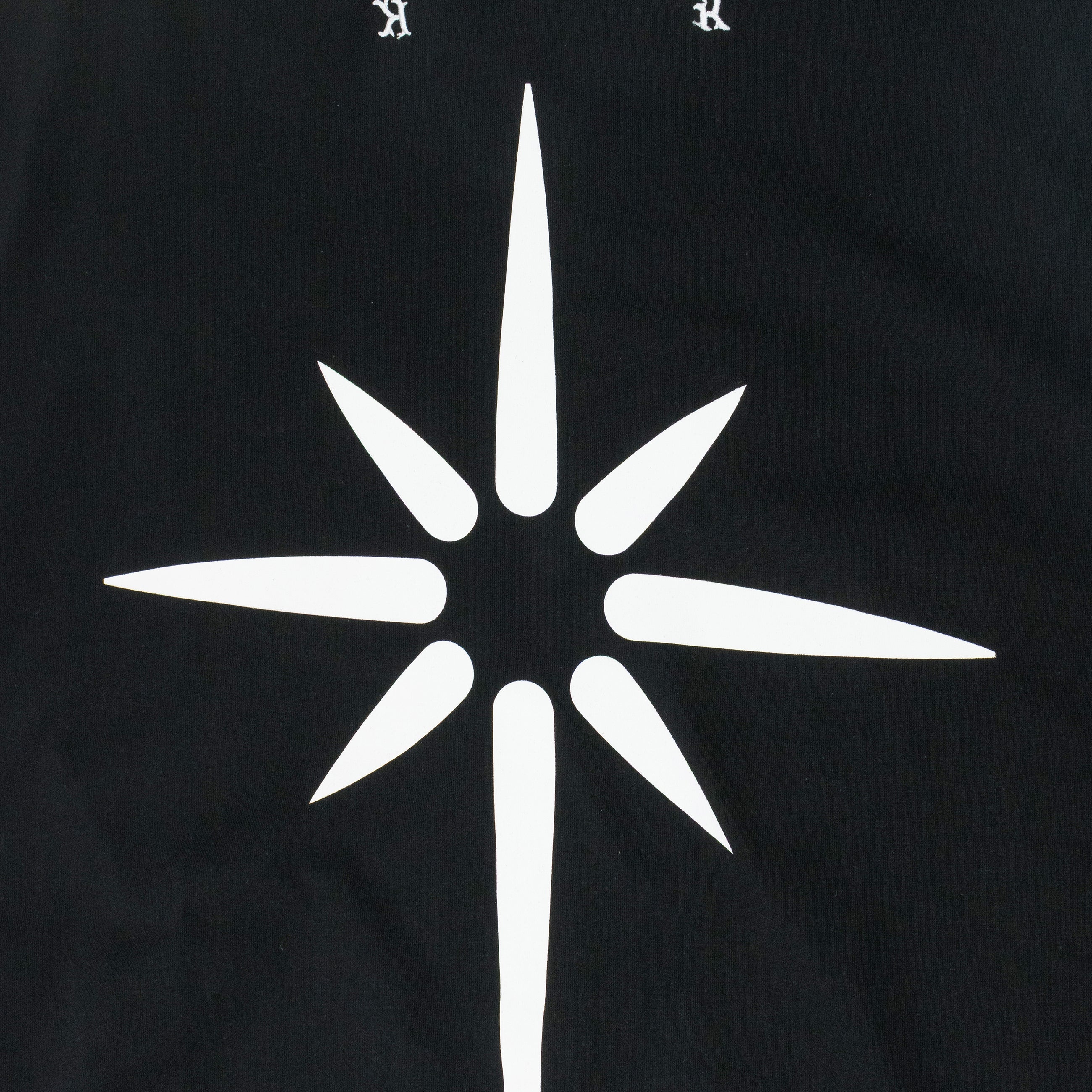 Kusikohc Oversized Star Print T-Shirt Black