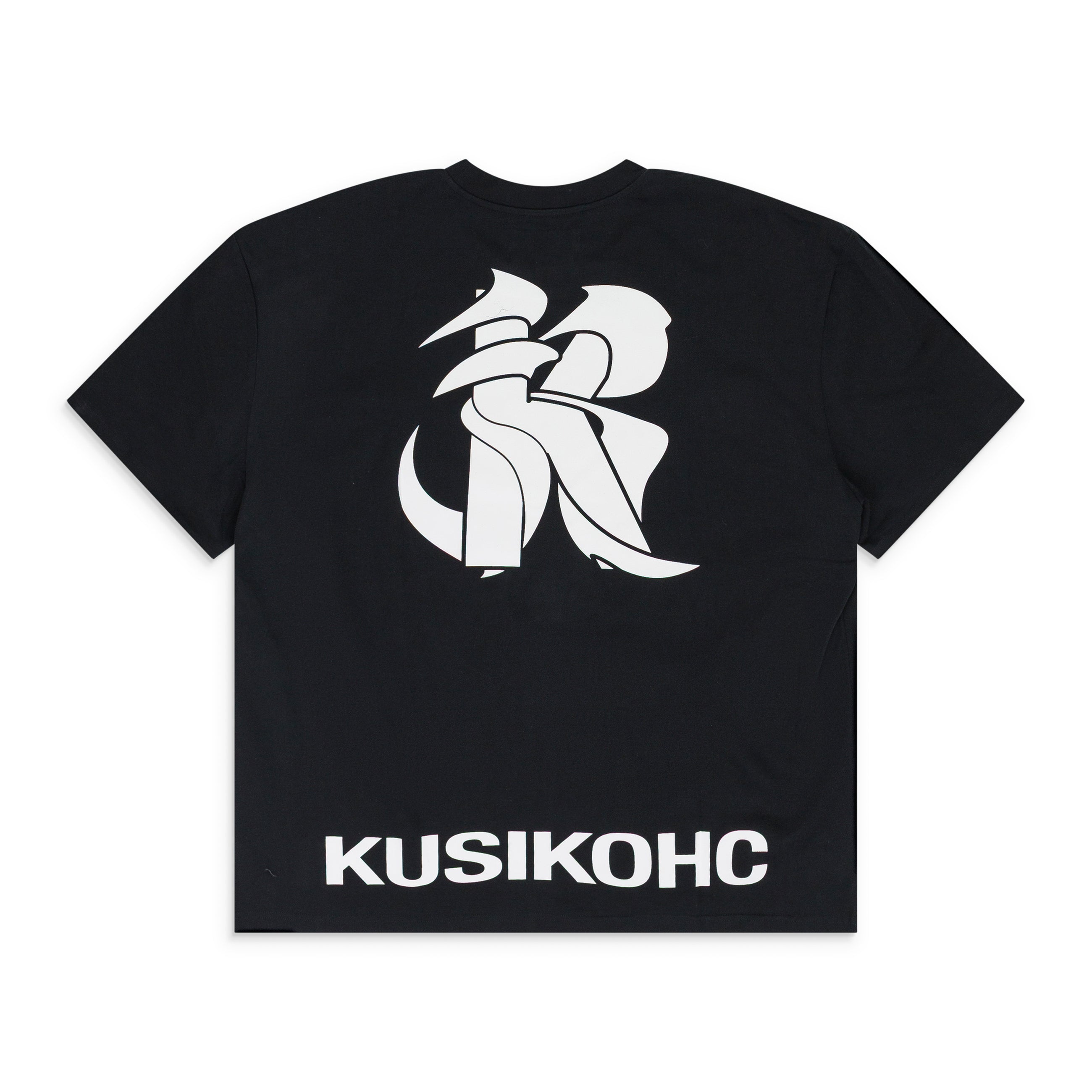 Kusikohc Oversized Star Print T-Shirt Black