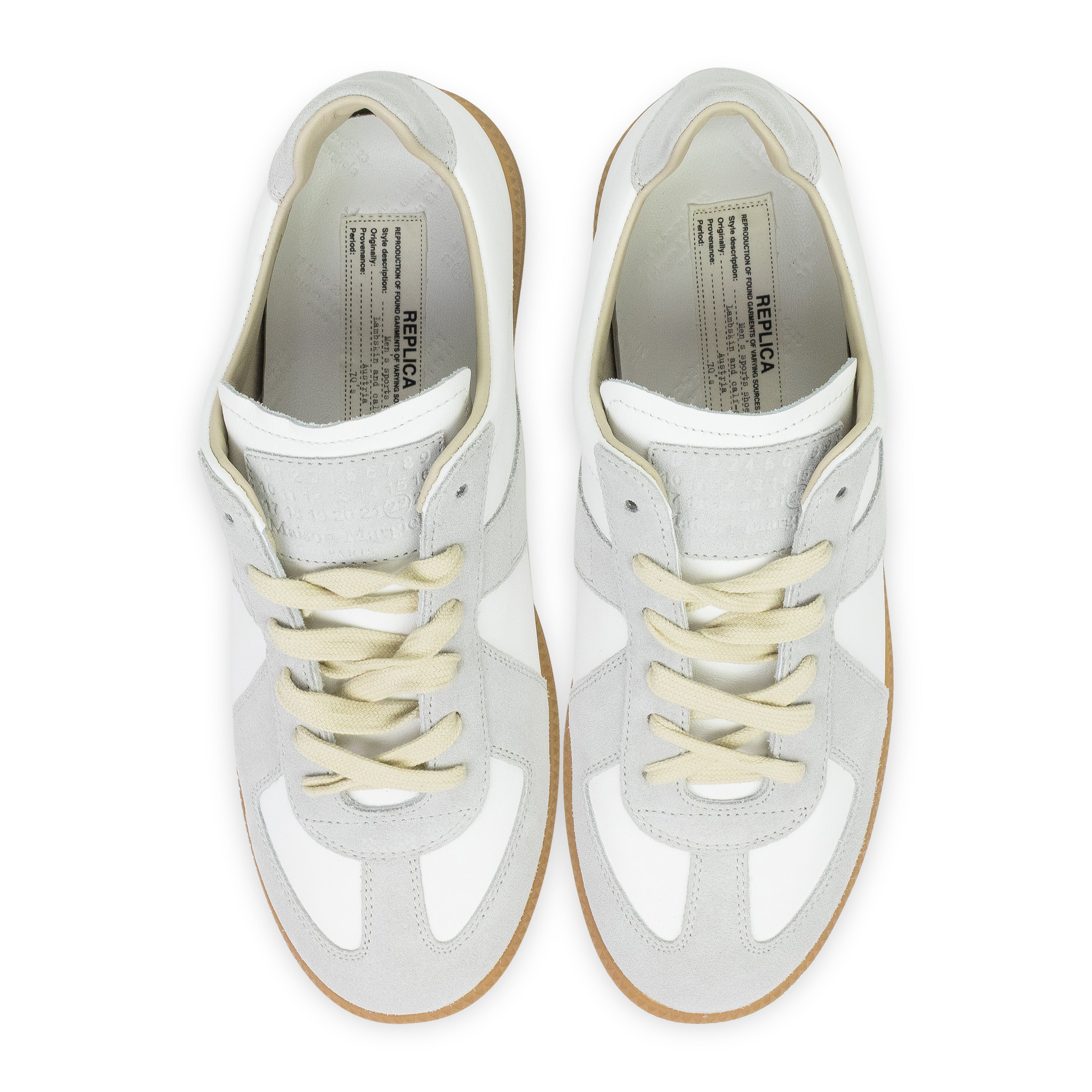 2/24 値引きMaison Margiela Maison Margiela Replica Mens Low Top White SS26 – ESSXNYC