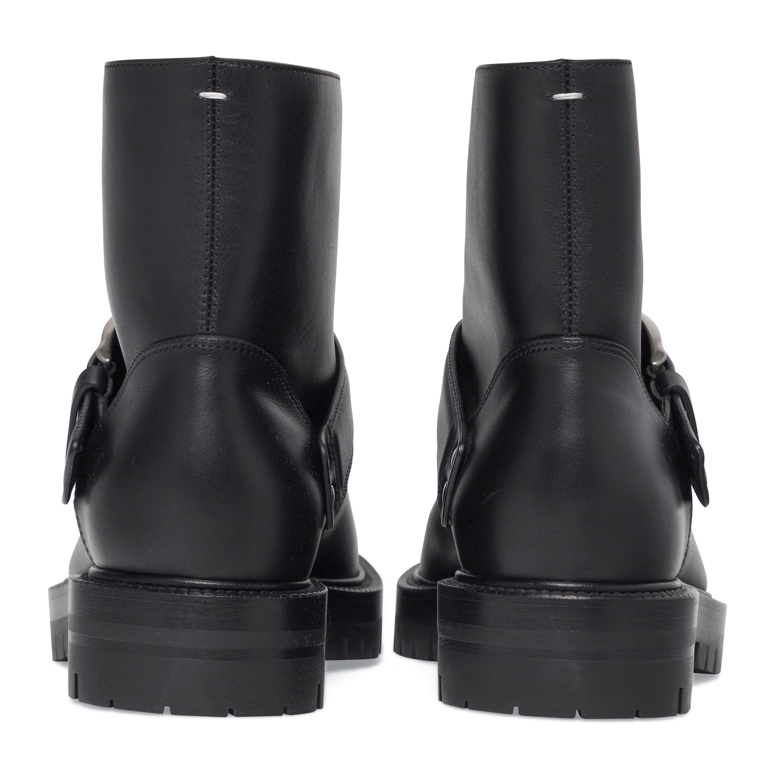 Maison Margiela Tabi County Buckle Ankle Boots - Womens Black — view 2