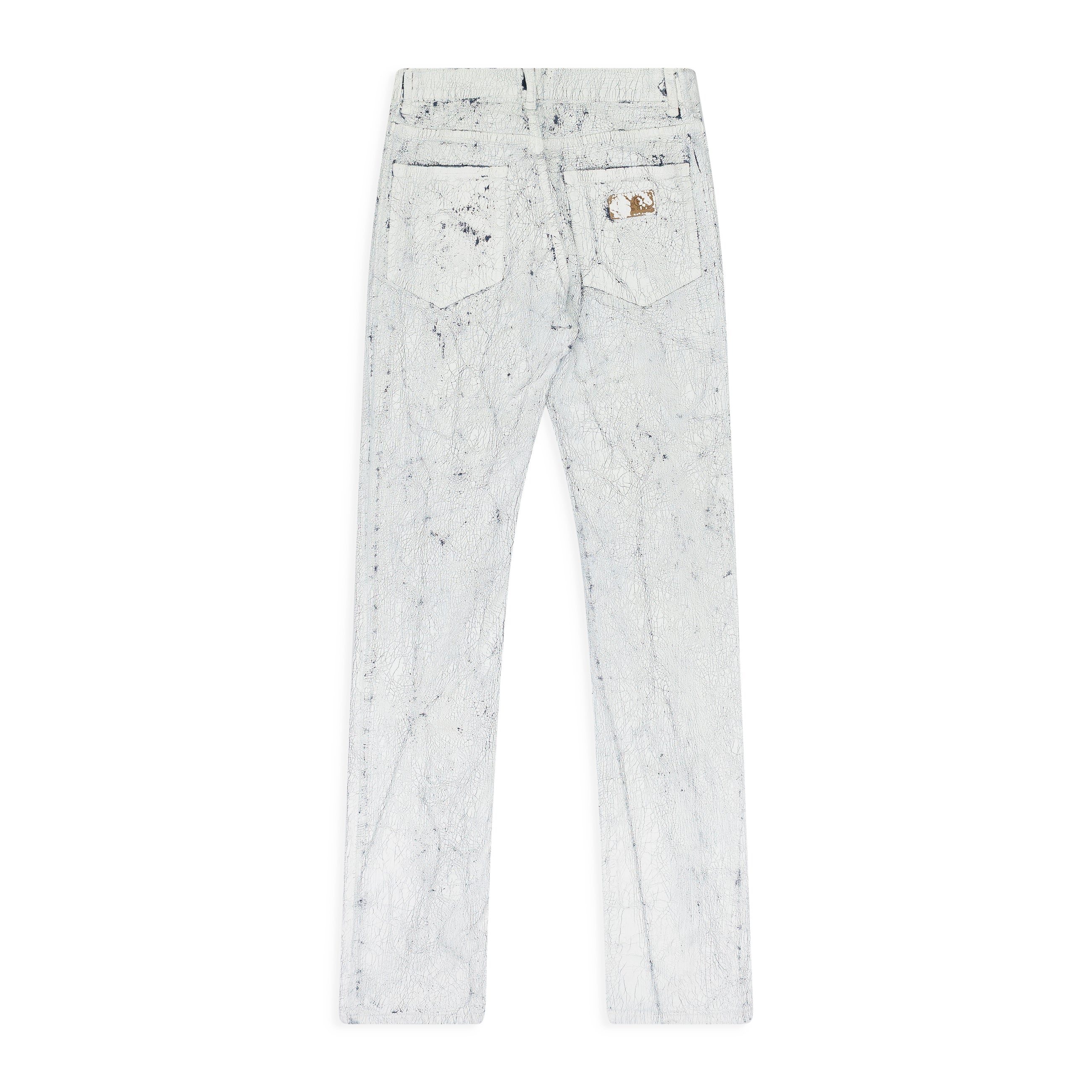 MM6 Maison Margiela Painted Jeans White