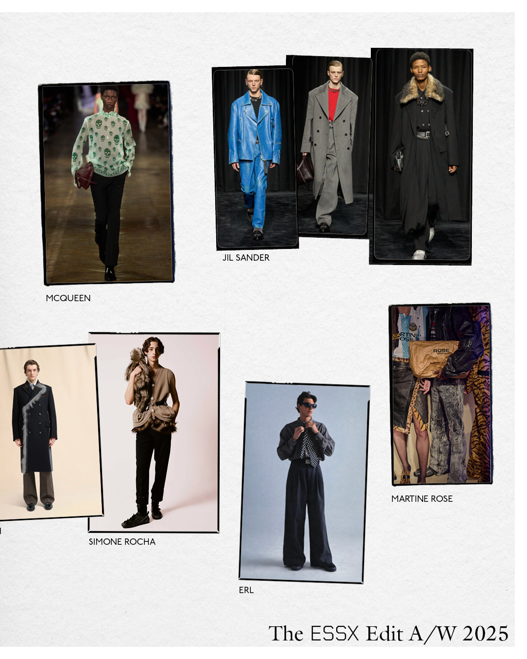 A person wearing incredibly styled clothes from ESSX NYC