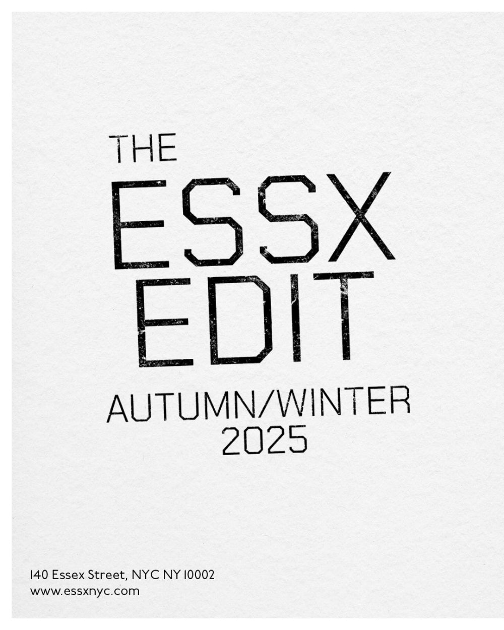 A person wearing incredibly styled clothes from ESSX NYC