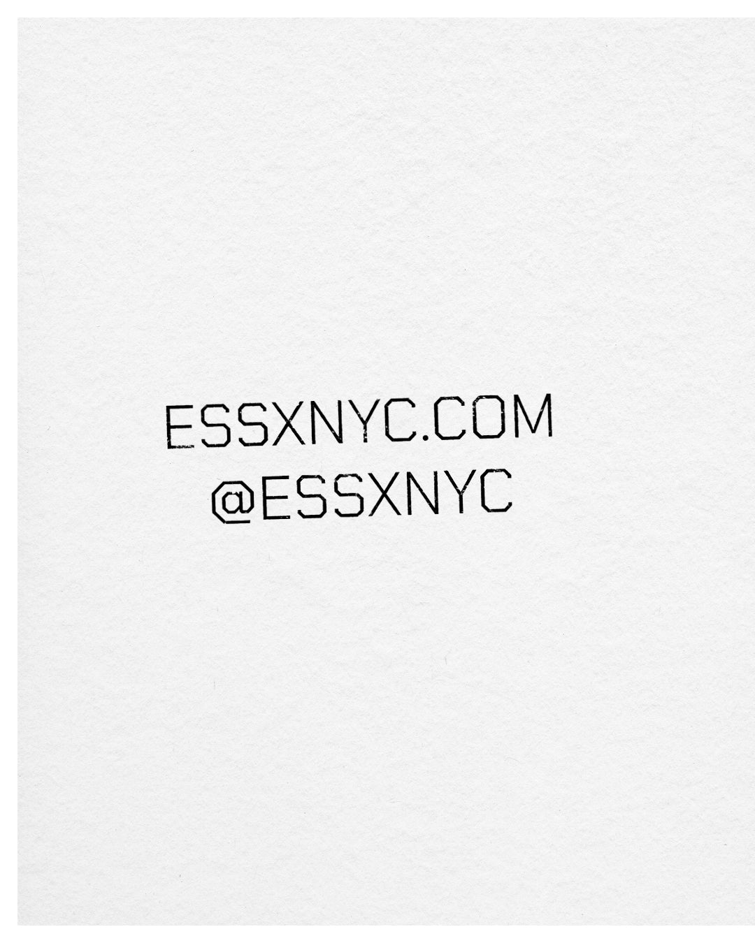 A person wearing incredibly styled clothes from ESSX NYC