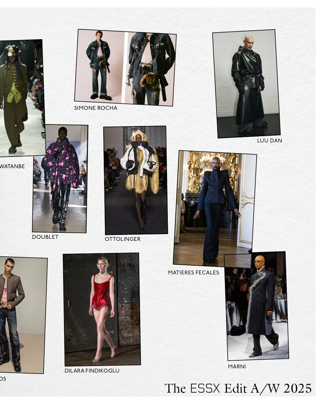 A person wearing incredibly styled clothes from ESSX NYC