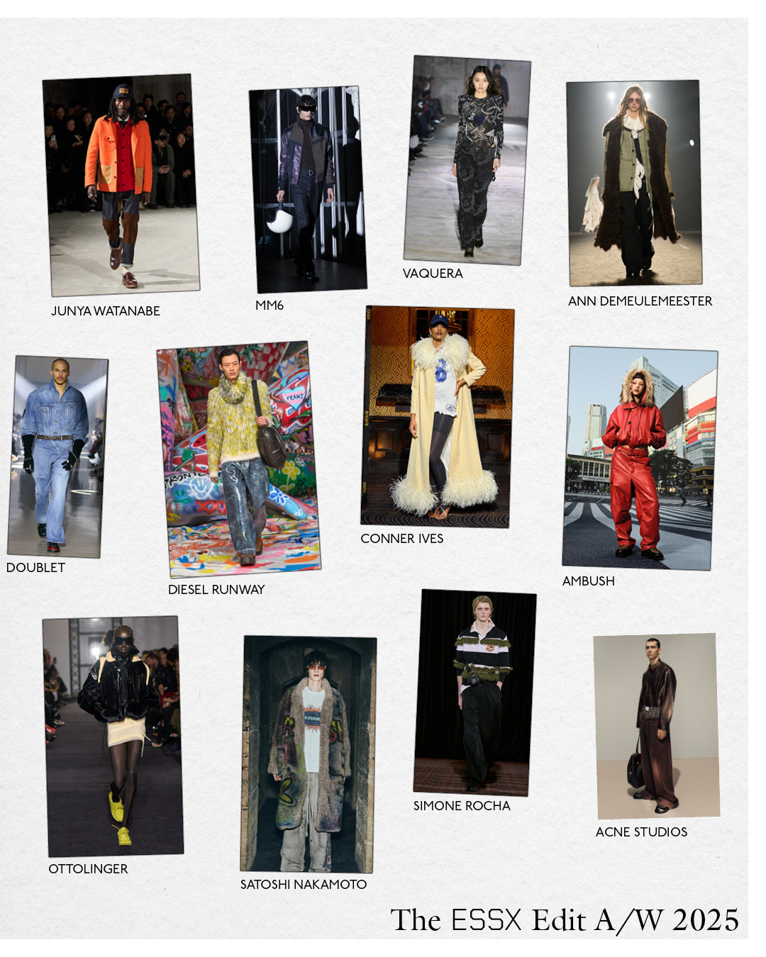 A person wearing incredibly styled clothes from ESSX NYC