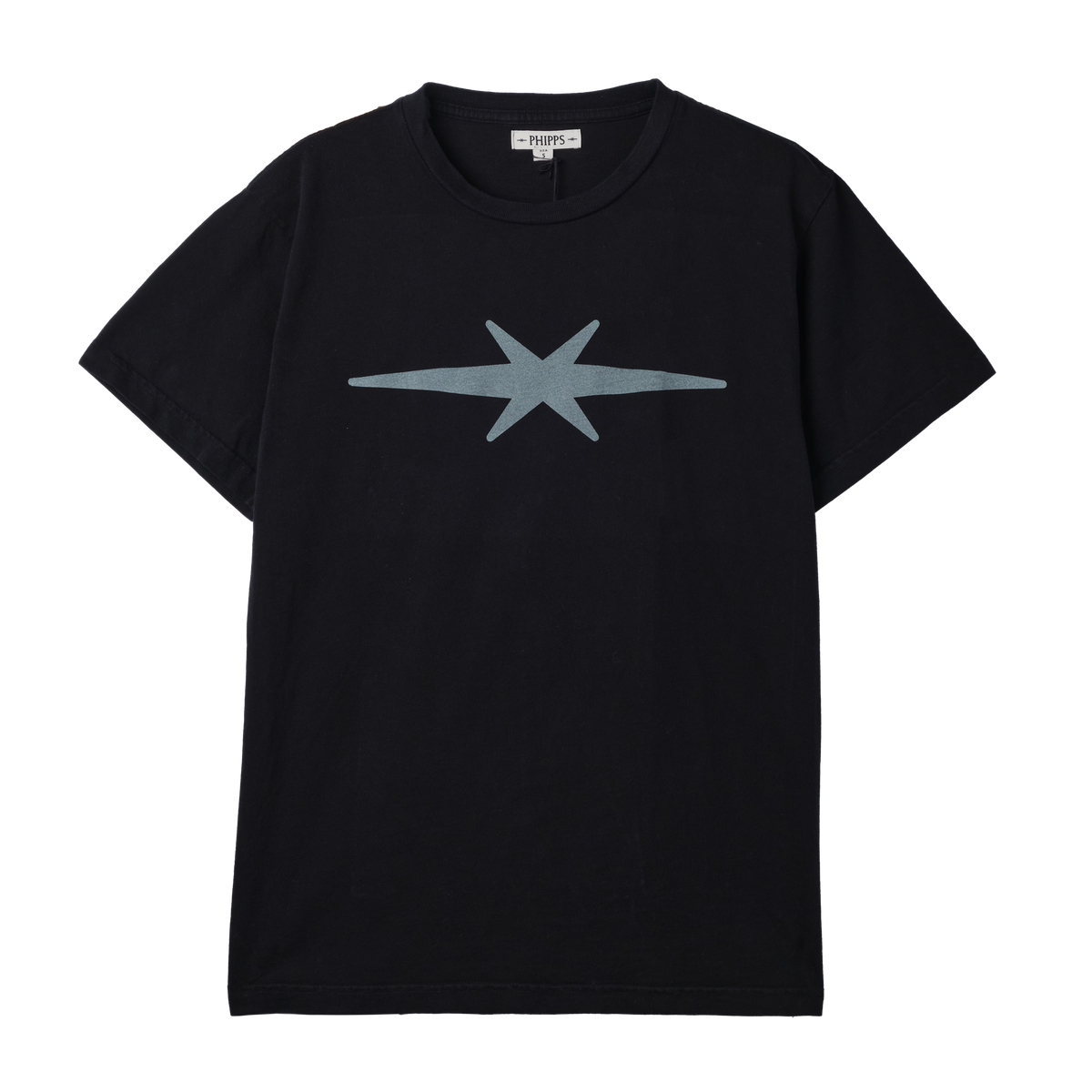 PHIPPS Boxy Fit Star Logo T-Shirt Black – ESSXNYC