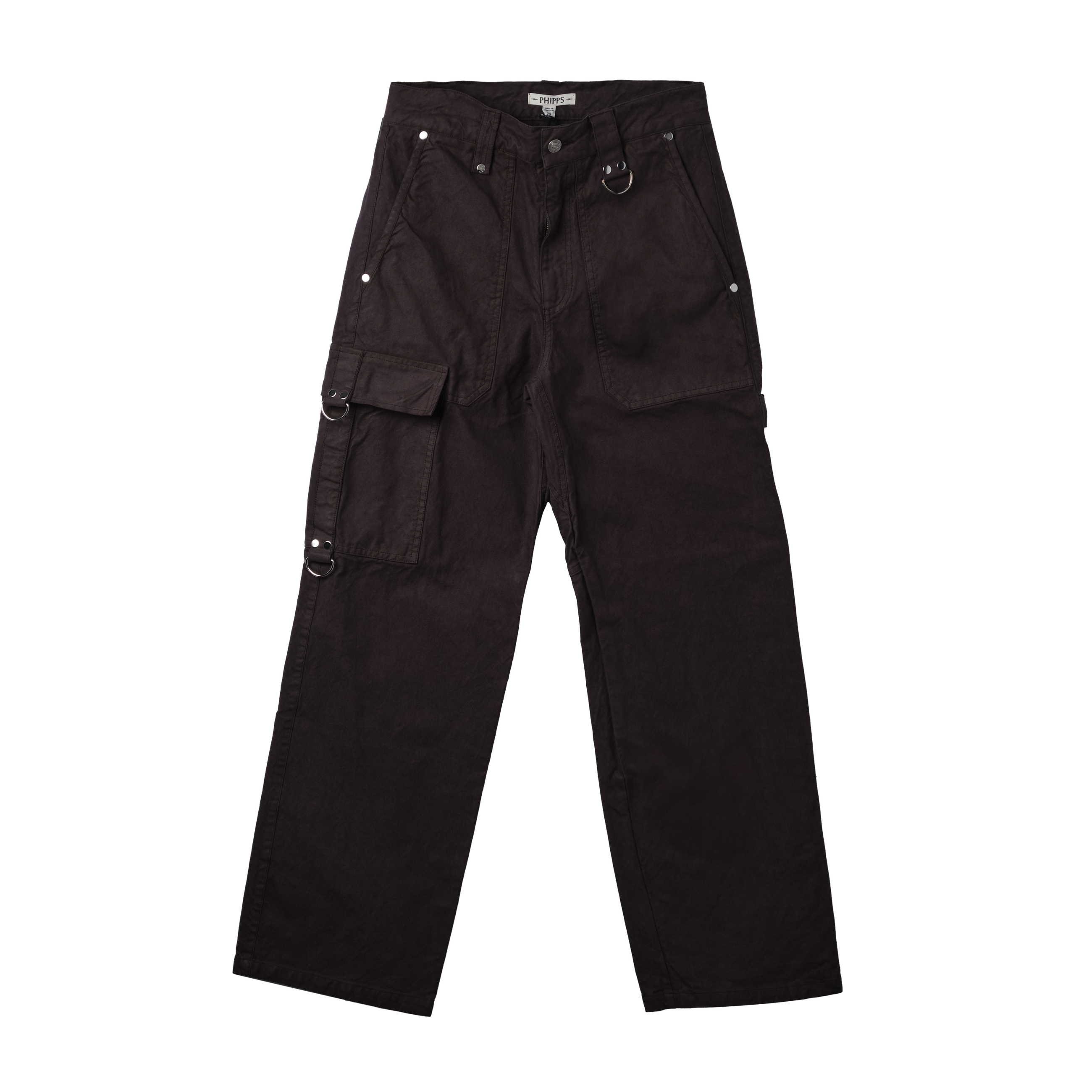 PHIPPS Hard Work Cargo Pants Bear Black 7937