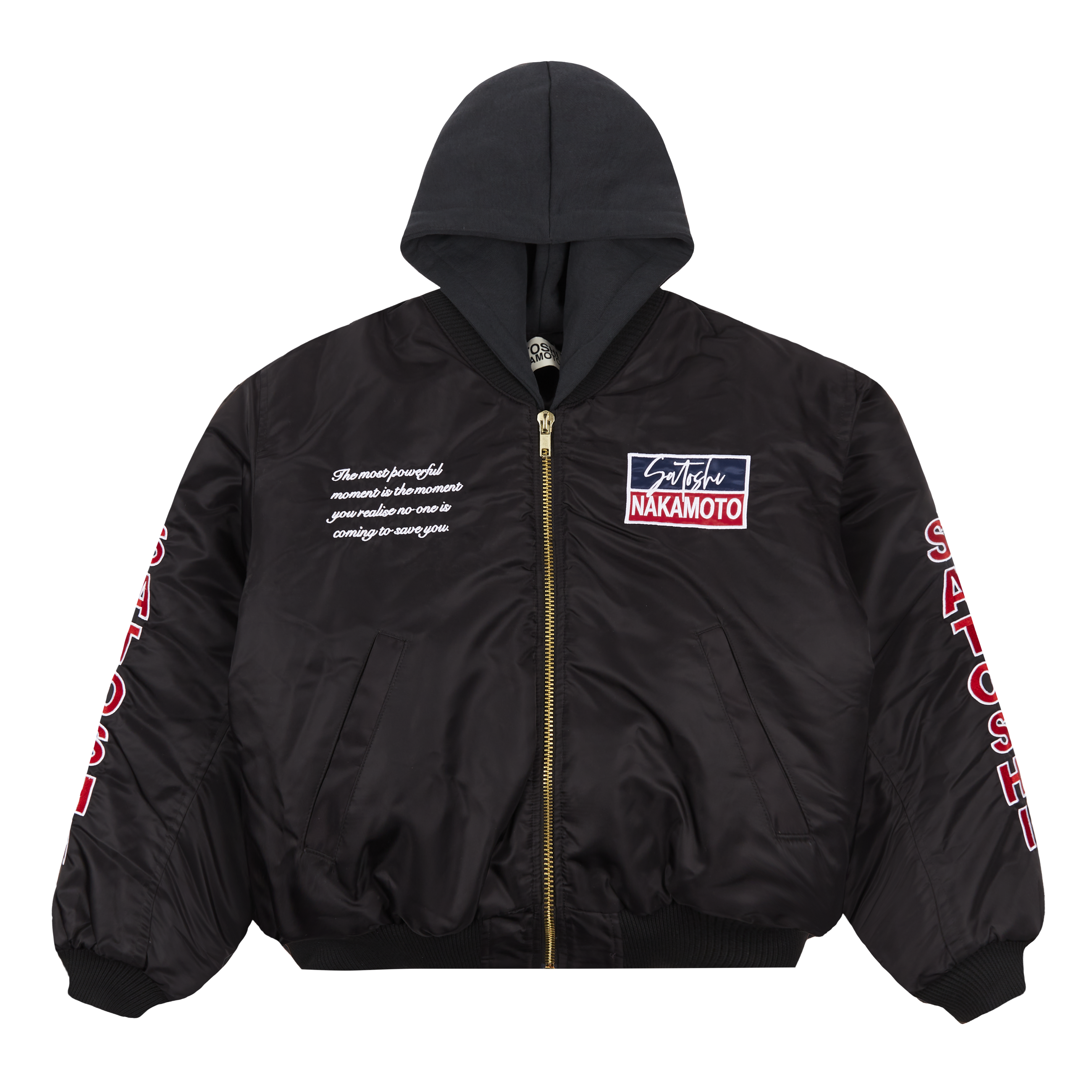 Satoshi Nakamoto Off Road Bomber Black 6393