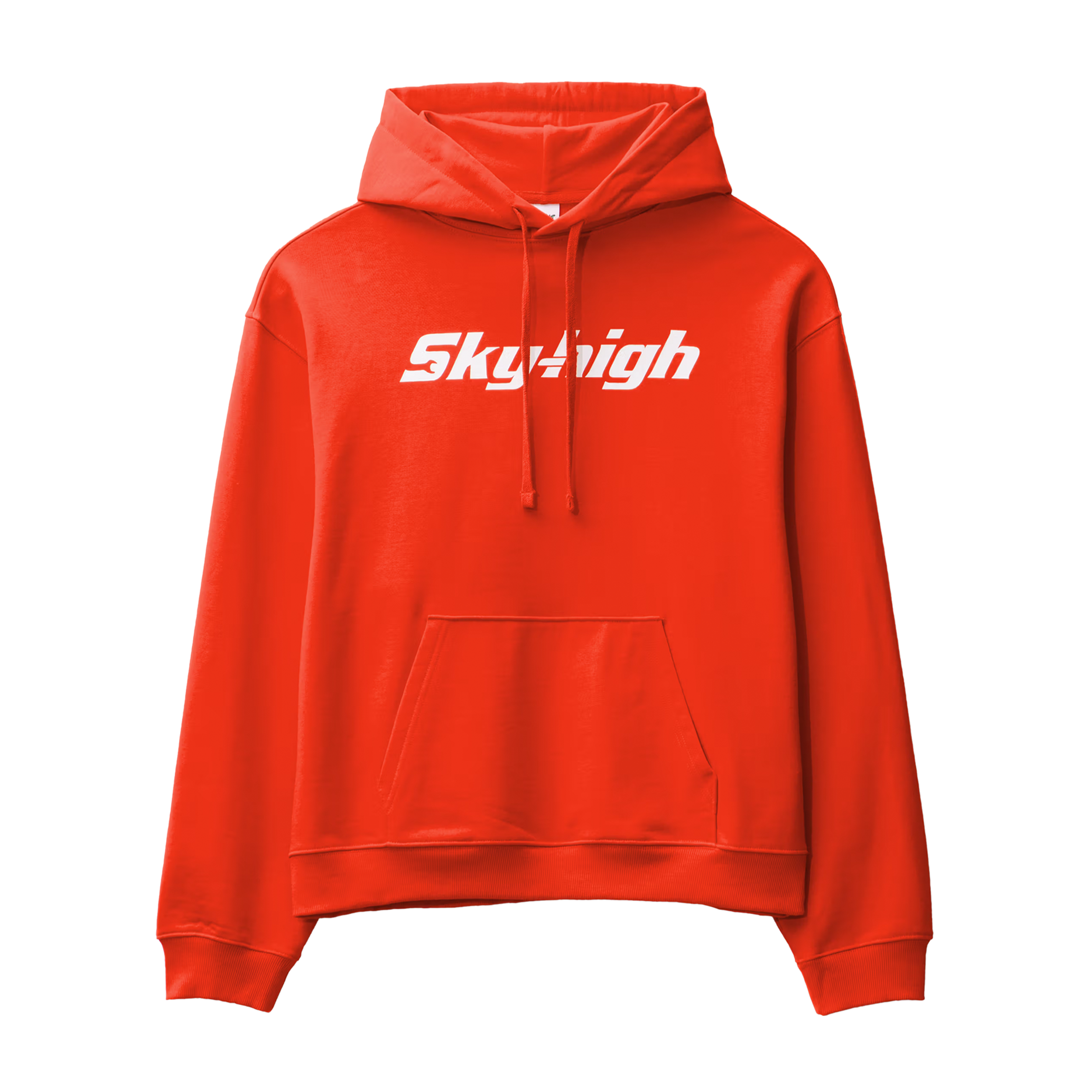SKY HIGH FARMS CONSTRUCTION GRAPHIC LOGO #3 HOODIE RED