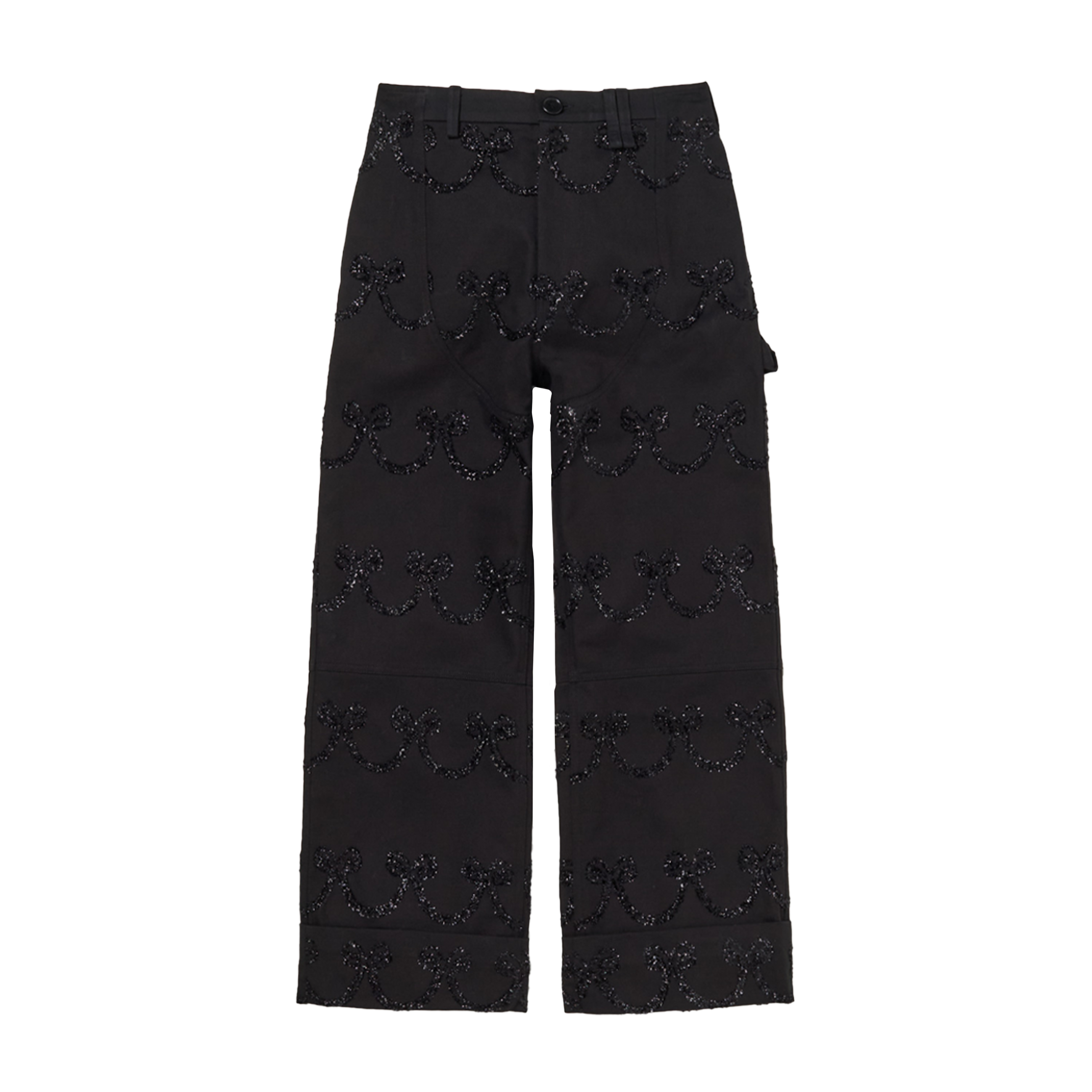 Simone Rocha Workwear Chaps Trouser Pants Black 6143