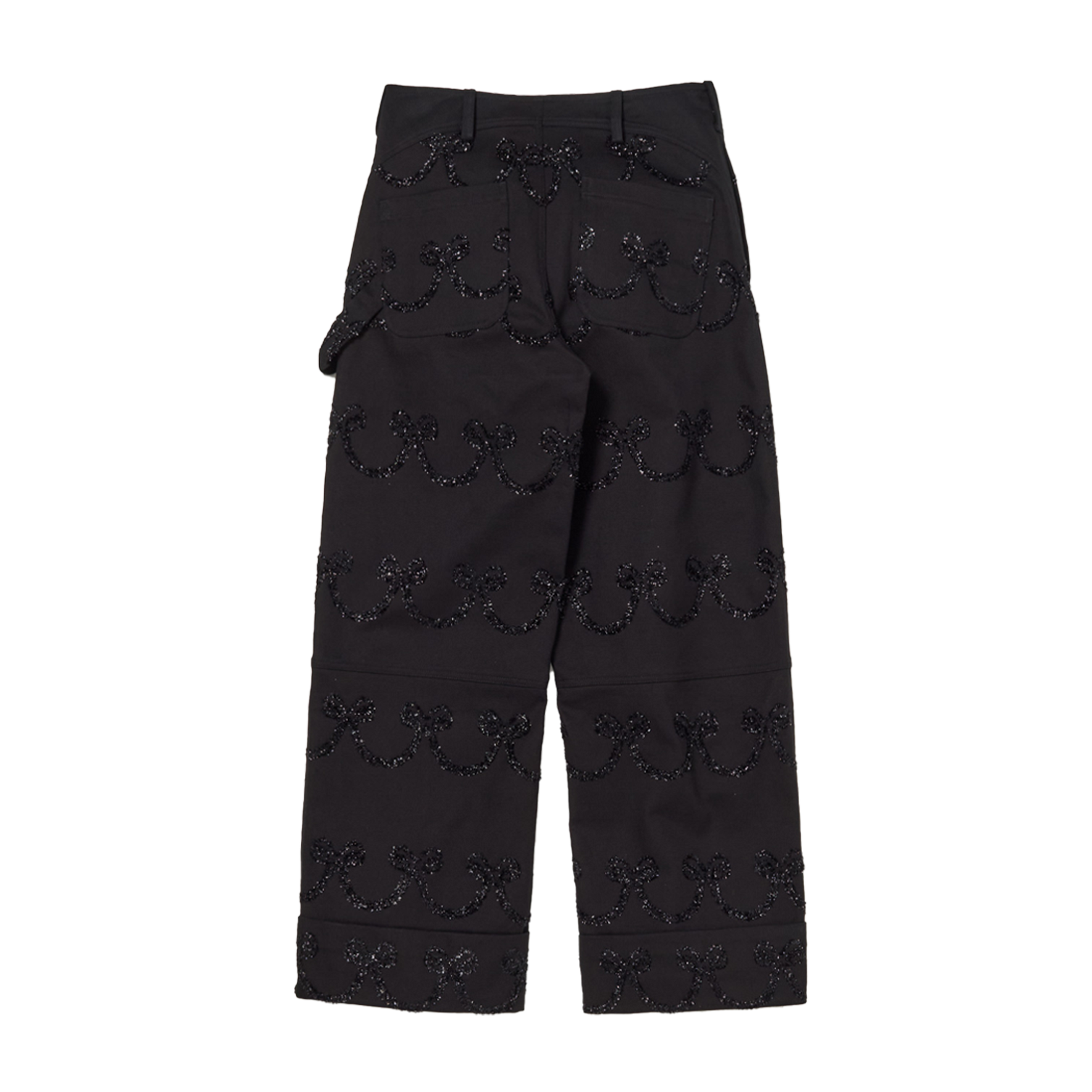 Simone Rocha Workwear Chaps Trouser Pants Black 6144