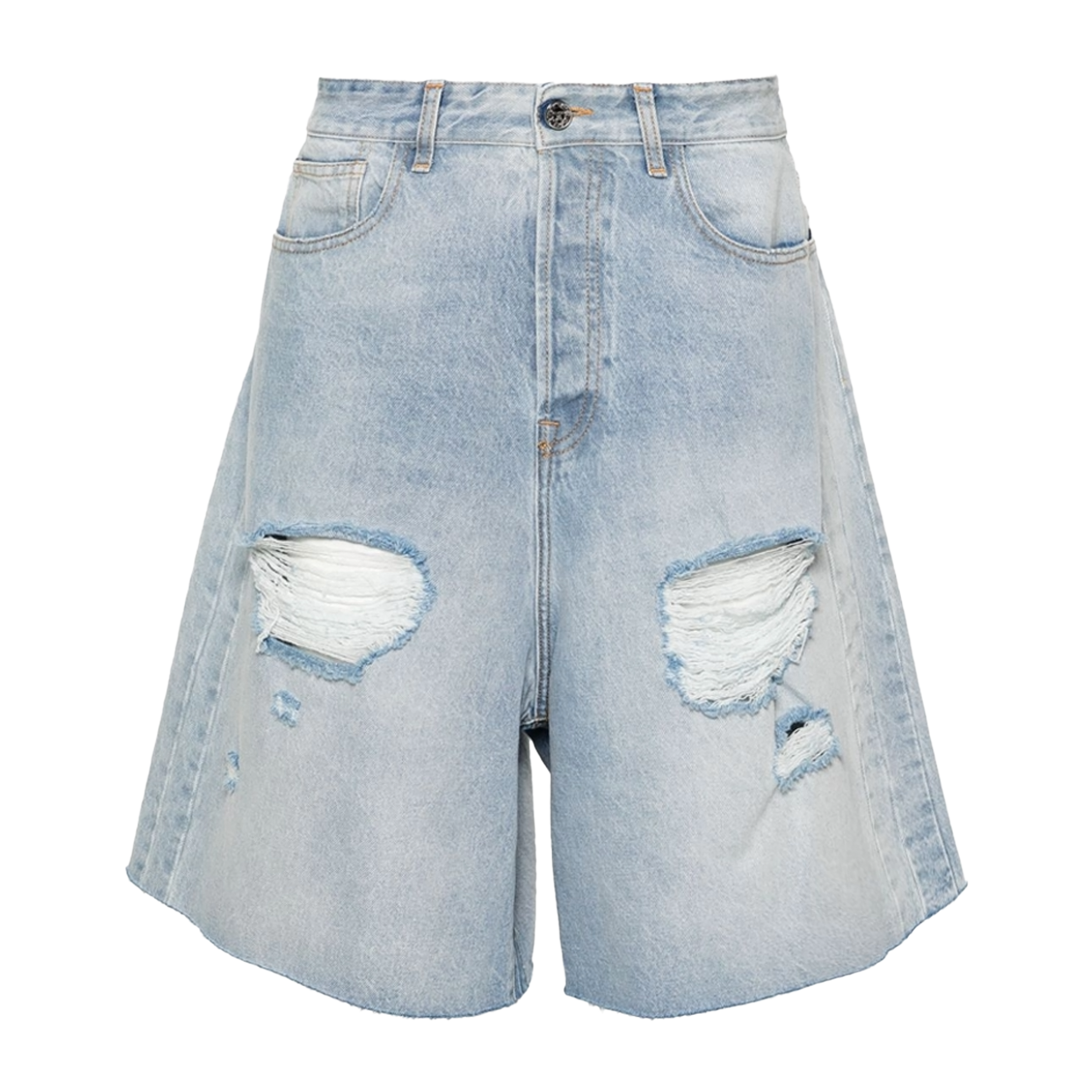 Vetements Destroyed Baggy Shorts 7419