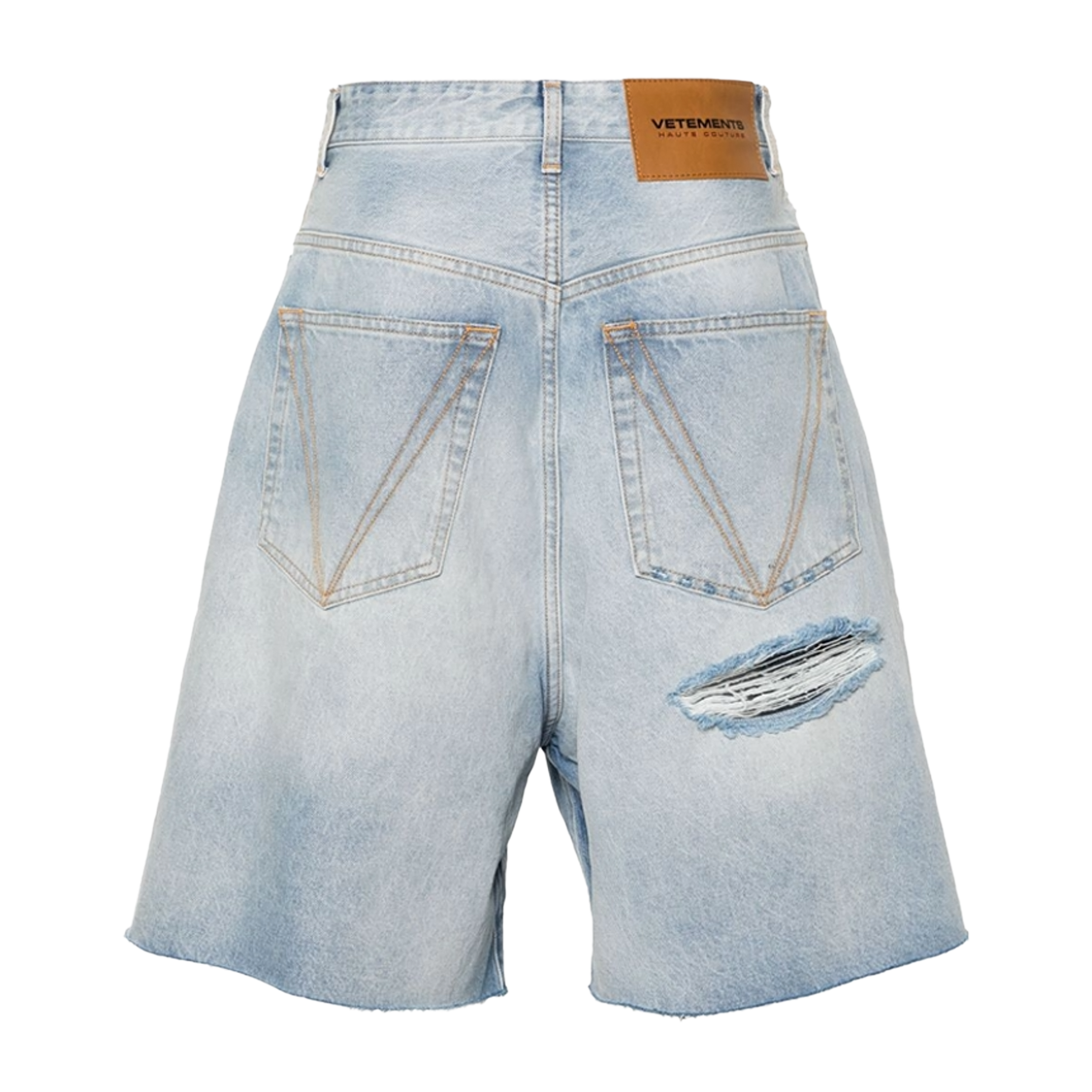 Vetements Destroyed Baggy Shorts 7420