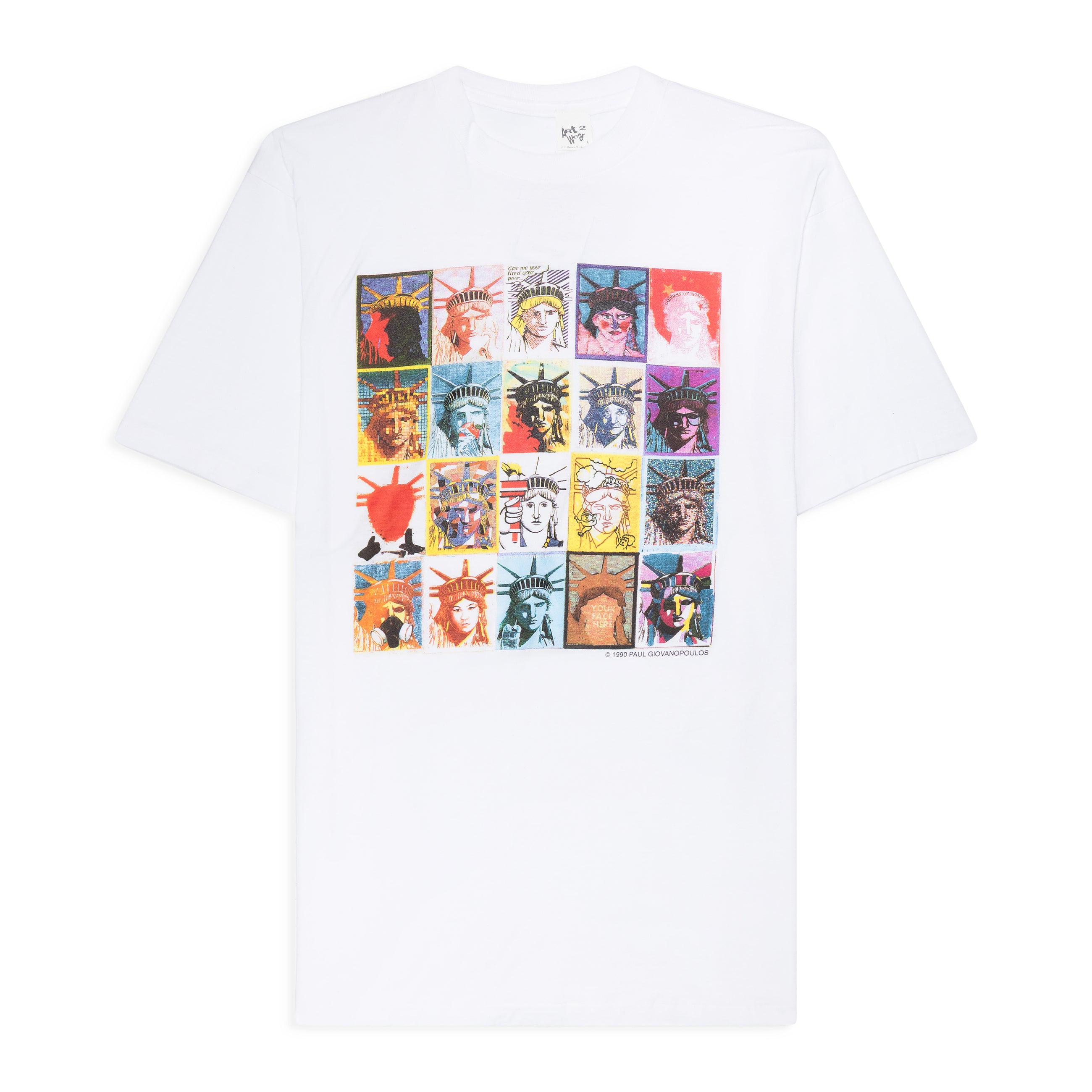 Essx Vintage Statue of Liberty Pop Art 80 Multi