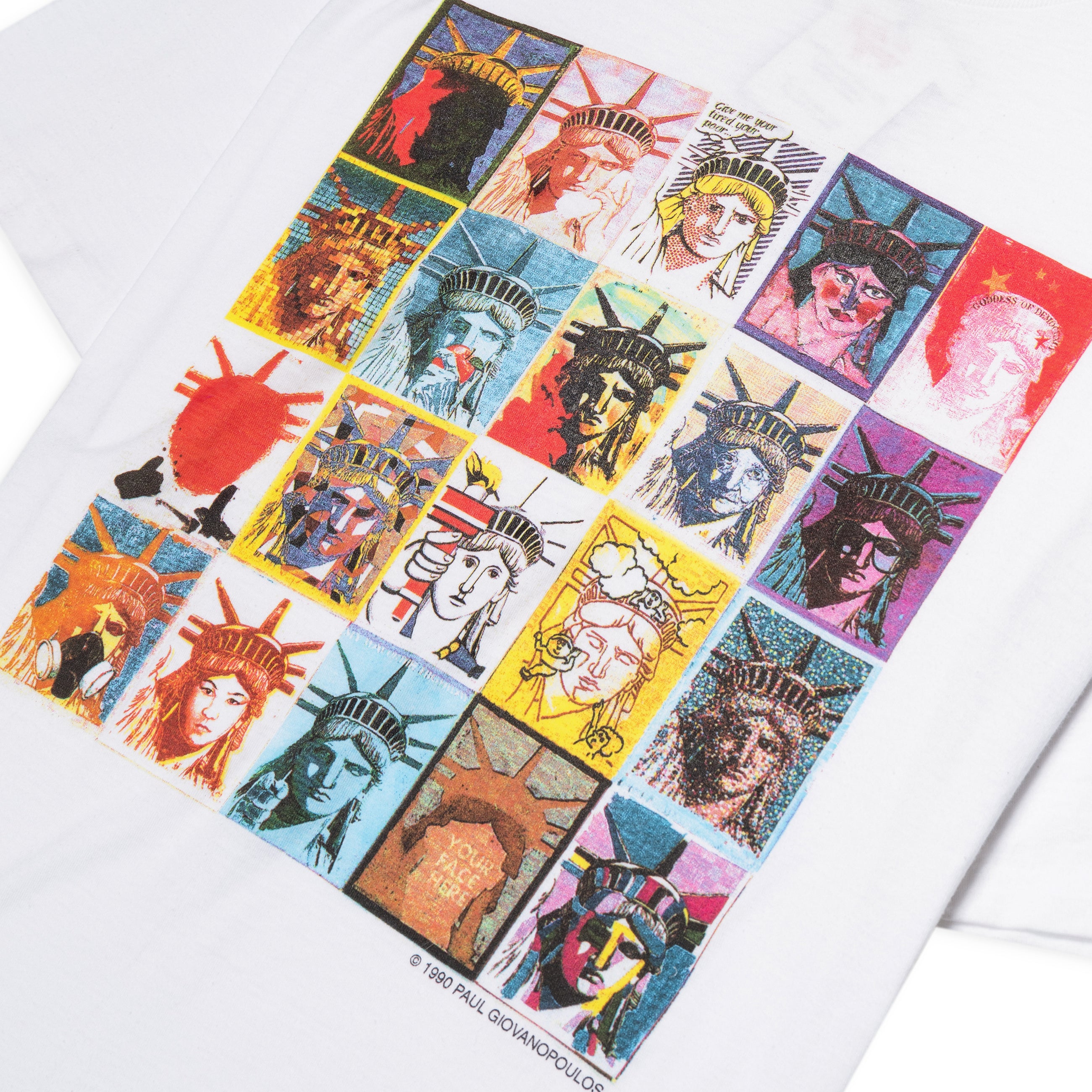 Essx Vintage Statue of Liberty Pop Art 80 Multi — view 2