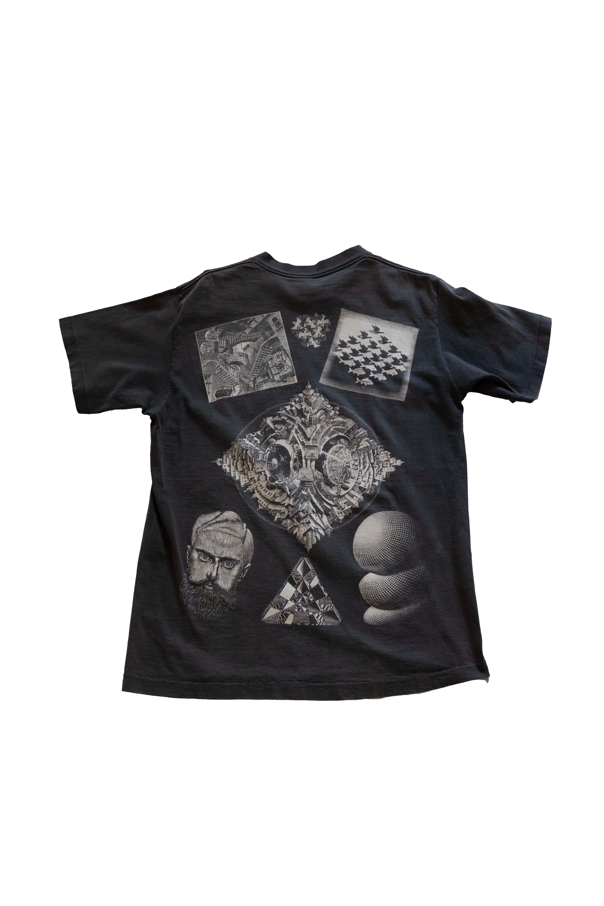 M.C. Escher エッシャー　T-Shirt Vintage Black Essx Vintage Mc Escher 1991 T-Shirt – ESSXNYC