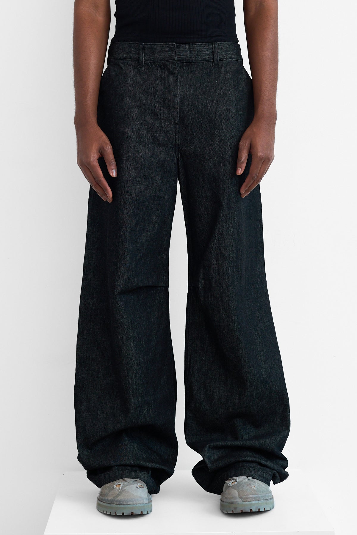 THEM STUDIO RAW DENIM JEANS SIZE 3 Them Studio Raw Denim リジット