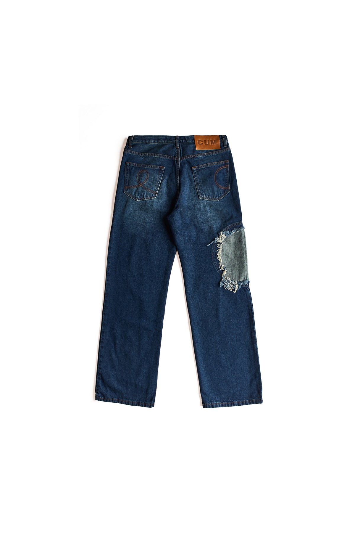 Edward Cuming Circle Window Mid Denim Jean Blue 12158