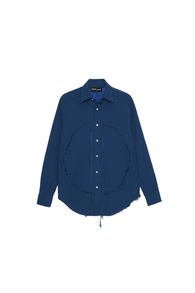 Edward Cuming Classic Lung Window Shirt Navy – ESSXNYC