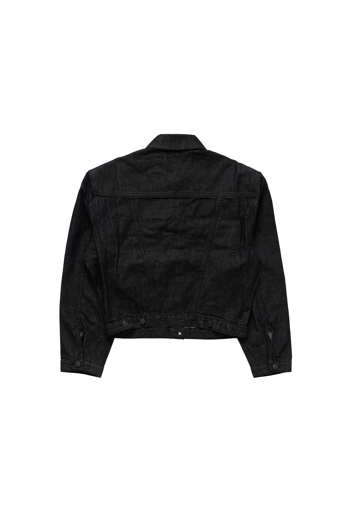 Entire Studios Shrunken Denim Jacket Black