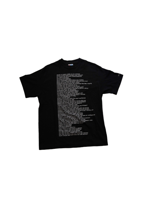 Jenny Holzer Tシャツ Truisms HEARTLAND 紺 XL 【公式通販】
