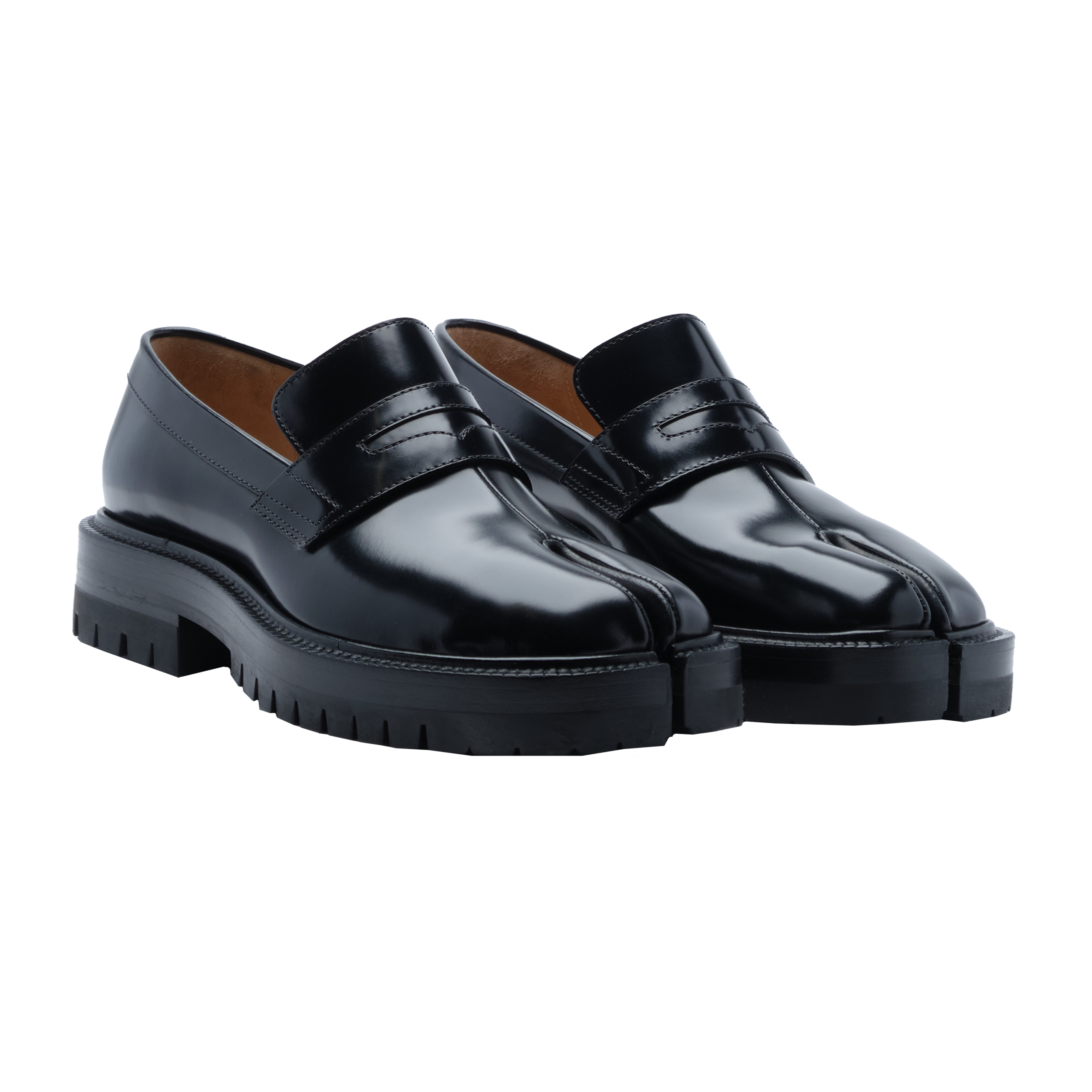 Maison Margiela Tabi County Loafer Shoes Black 6899