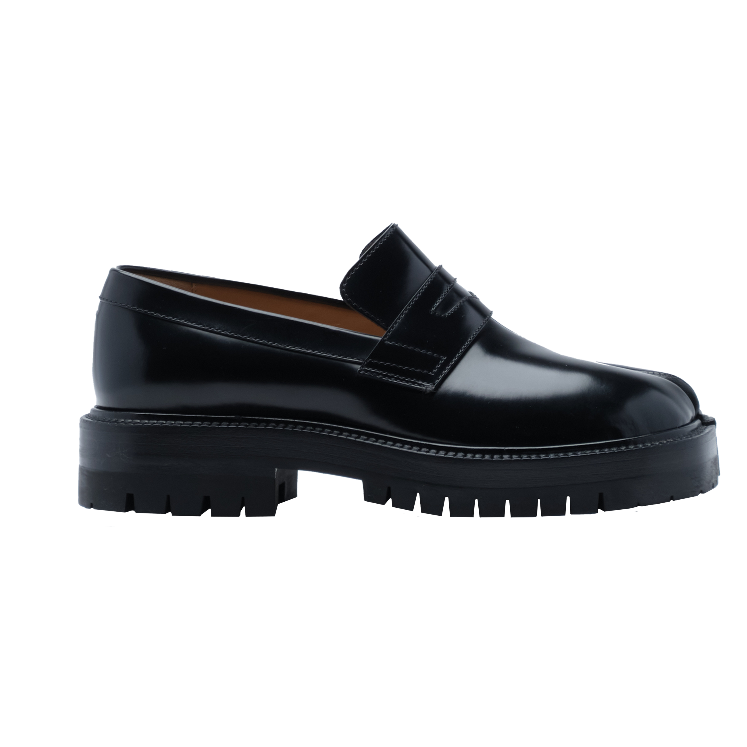 Maison Margiela Tabi County Loafer Shoes Black 6898