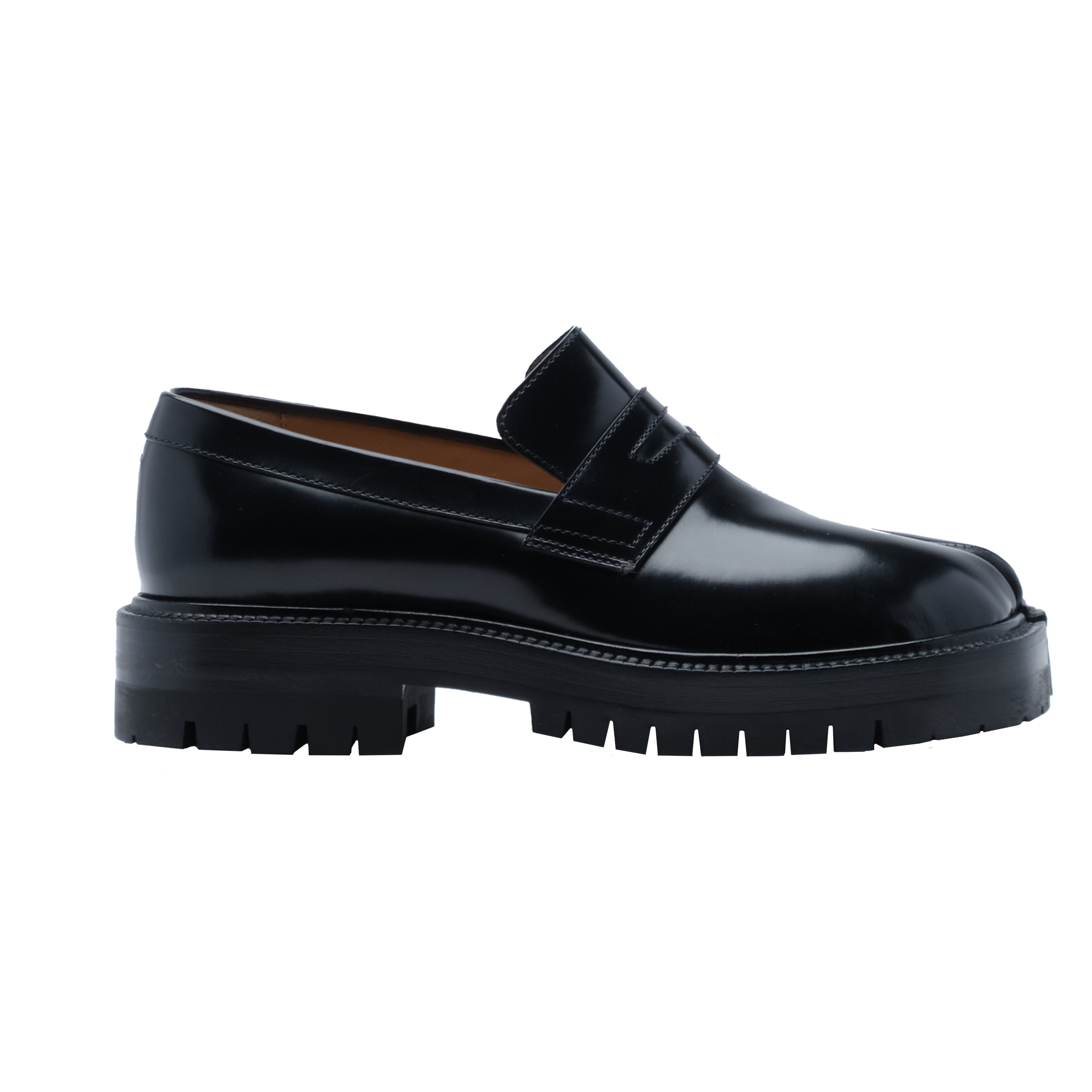 Maison Margiela Tabi County Loafer Shoes Black 6898