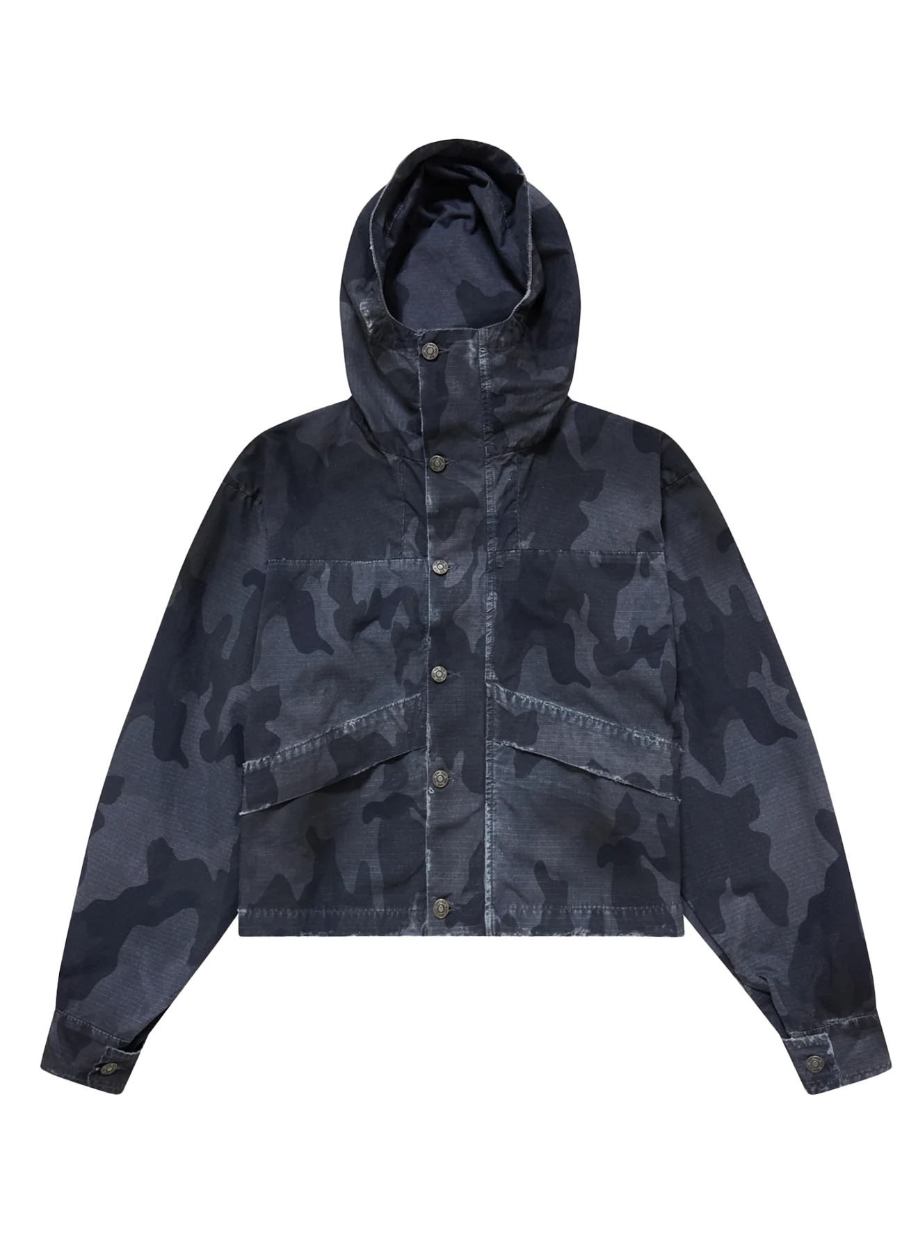 424 Cropped Parka Black