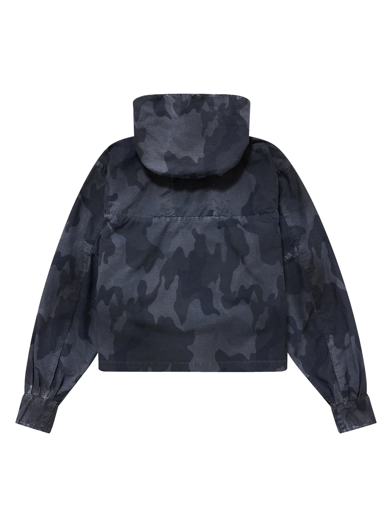 424 Cropped Parka Black